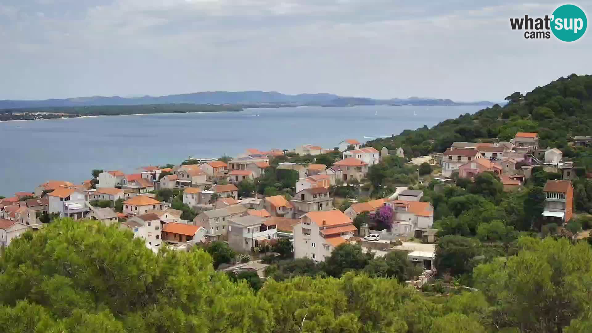 Tkon – Kalvaria – panorama del canale di Pašman