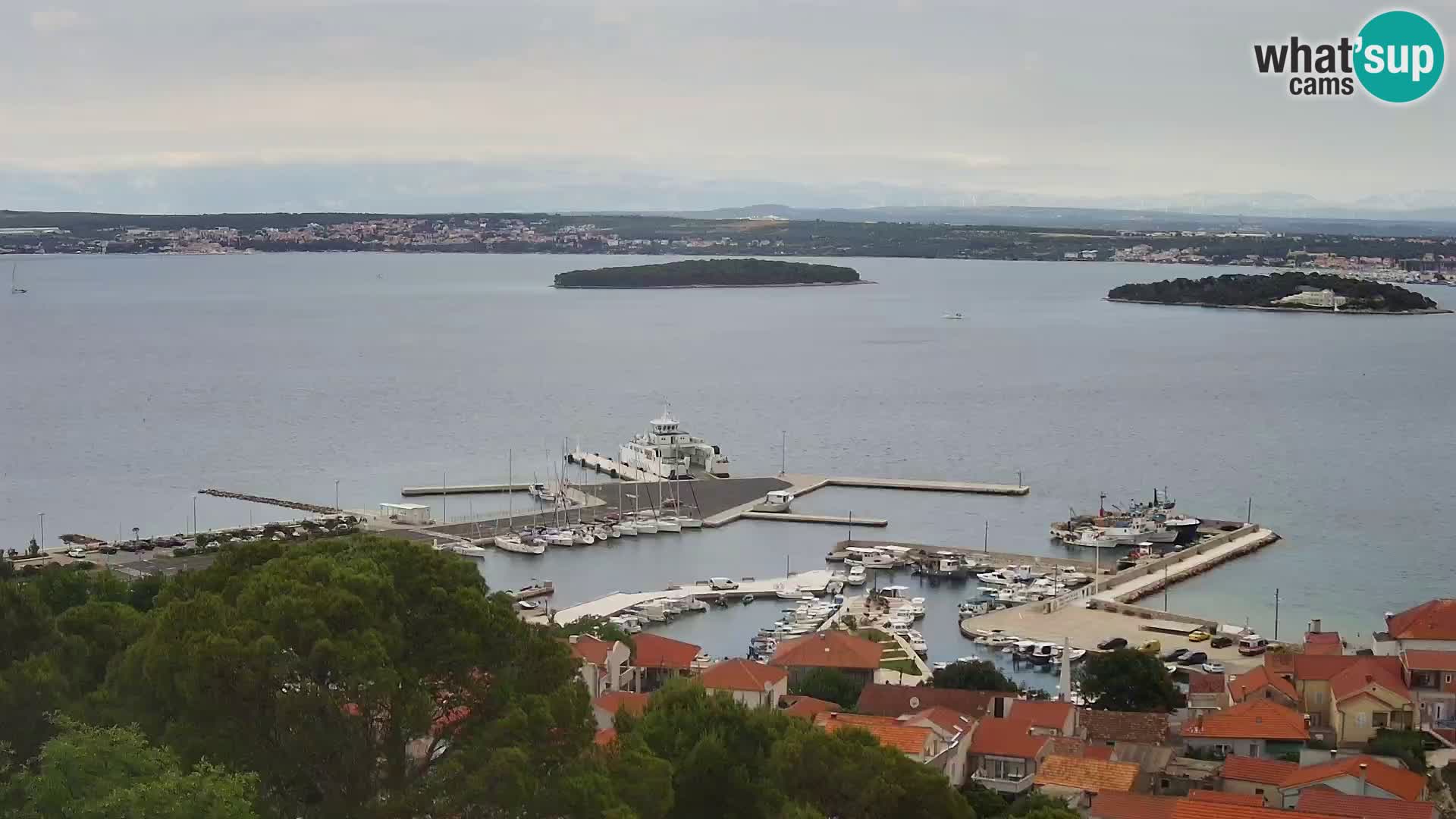 Tkon – Kalvaria – view of Pašman channel