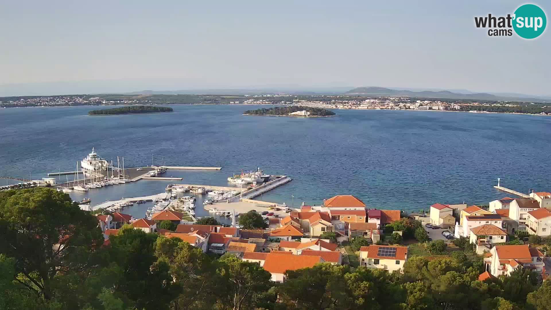 Tkon – Kalvaria – view of Pašman channel