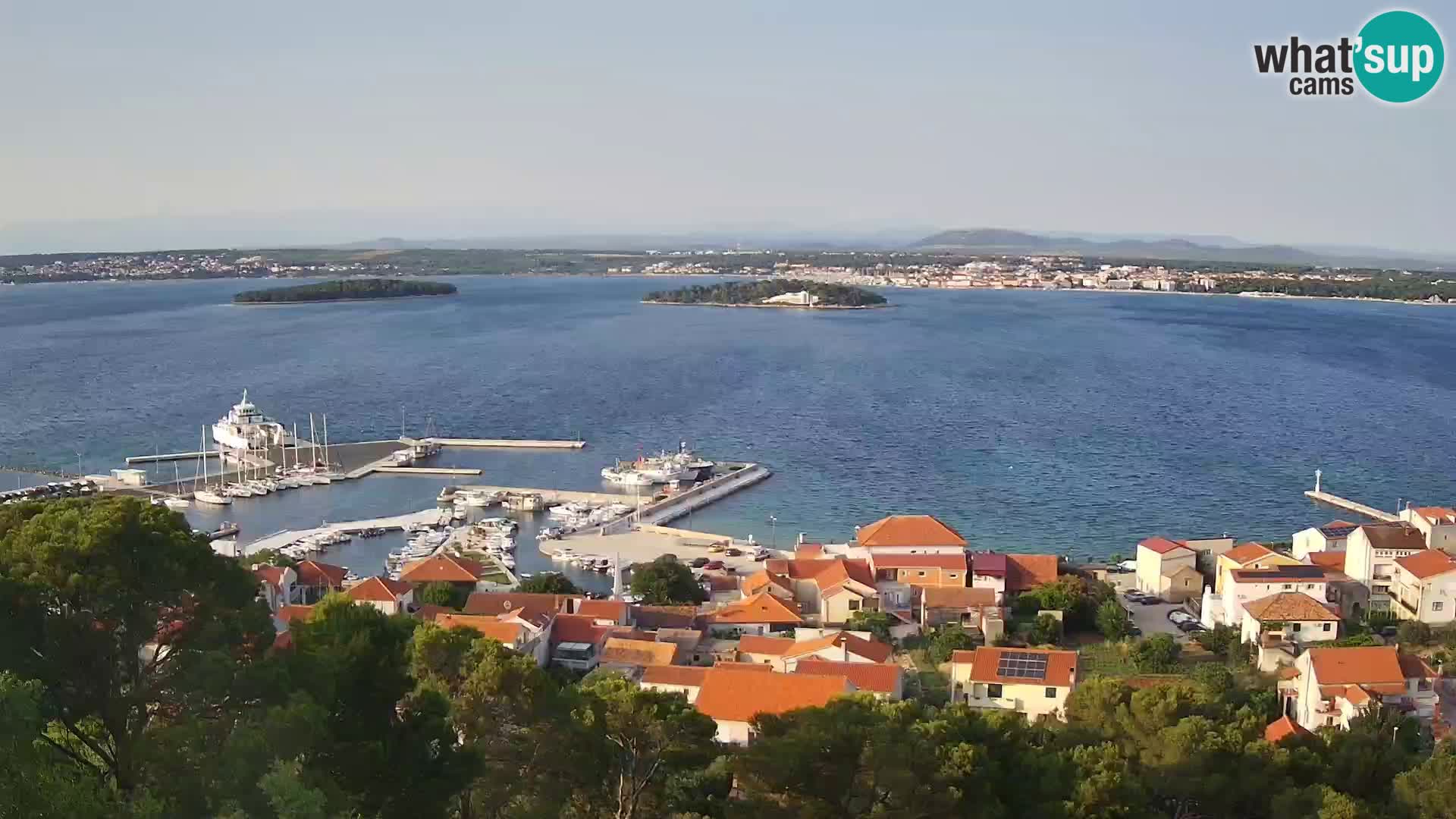 Tkon – Kalvarija – vue sur le canal Pašman