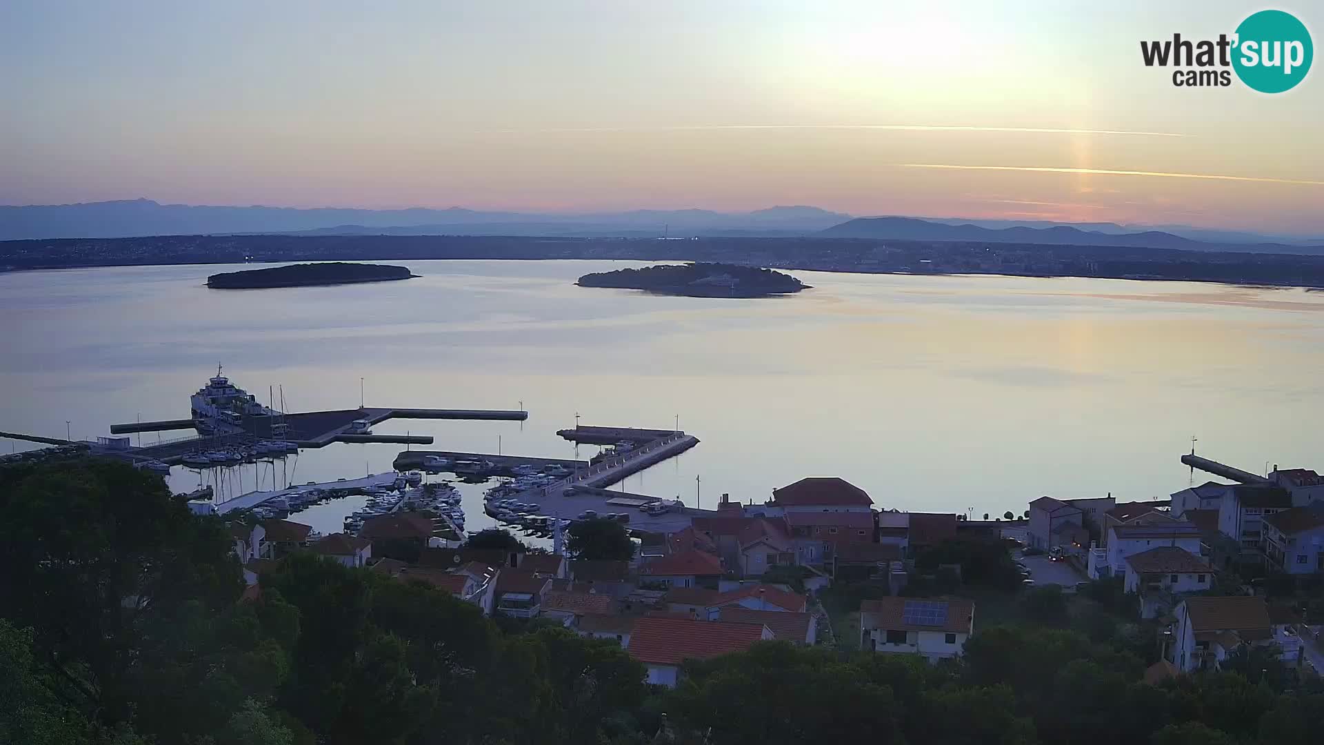 Tkon – Kalvaria – view of Pašman channel