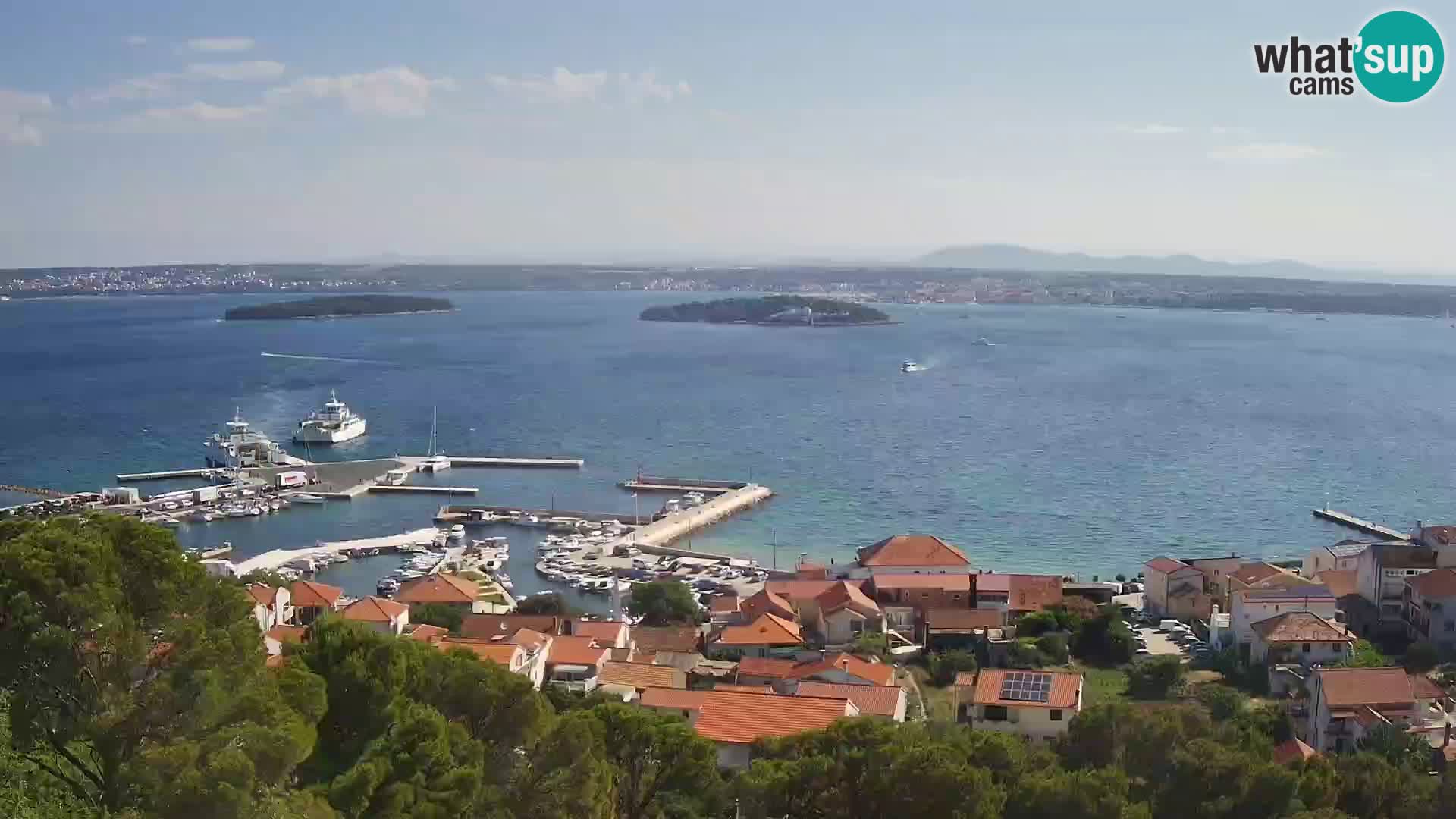 Tkon – Kalvaria – view of Pašman channel