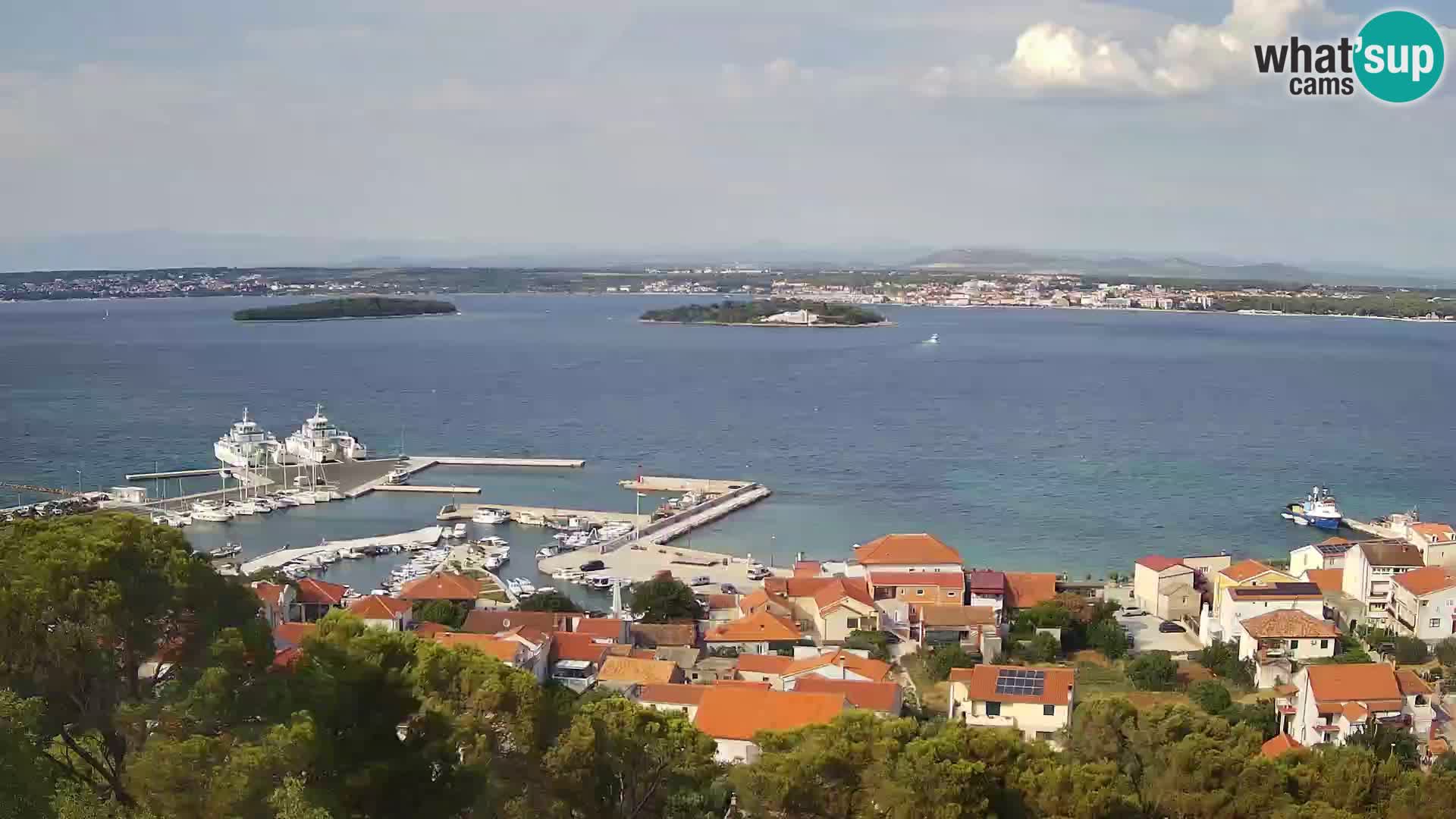 Tkon – Kalvaria – panorama del canale di Pašman
