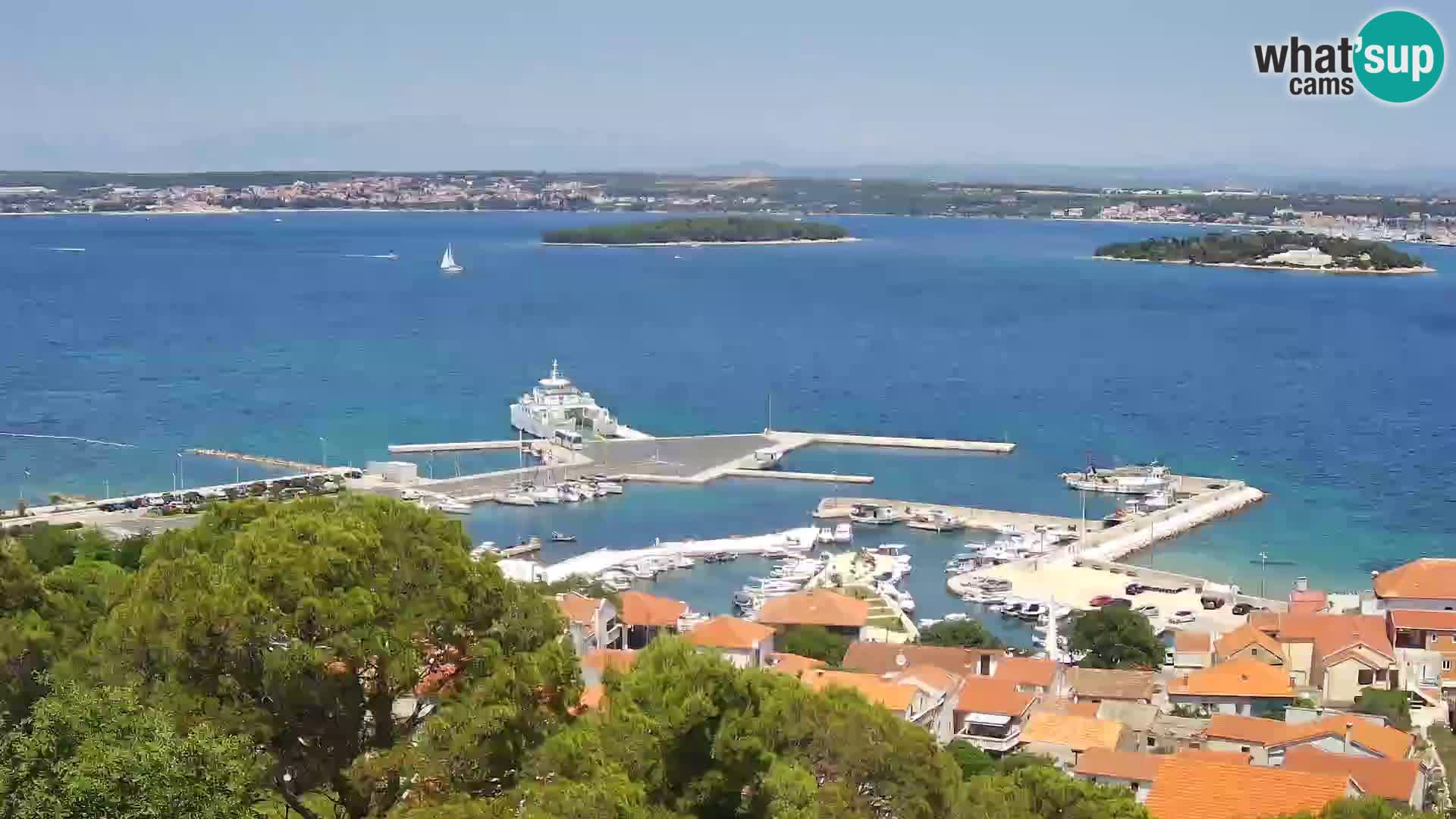 Tkon – Kalvarija – vue sur le canal Pašman