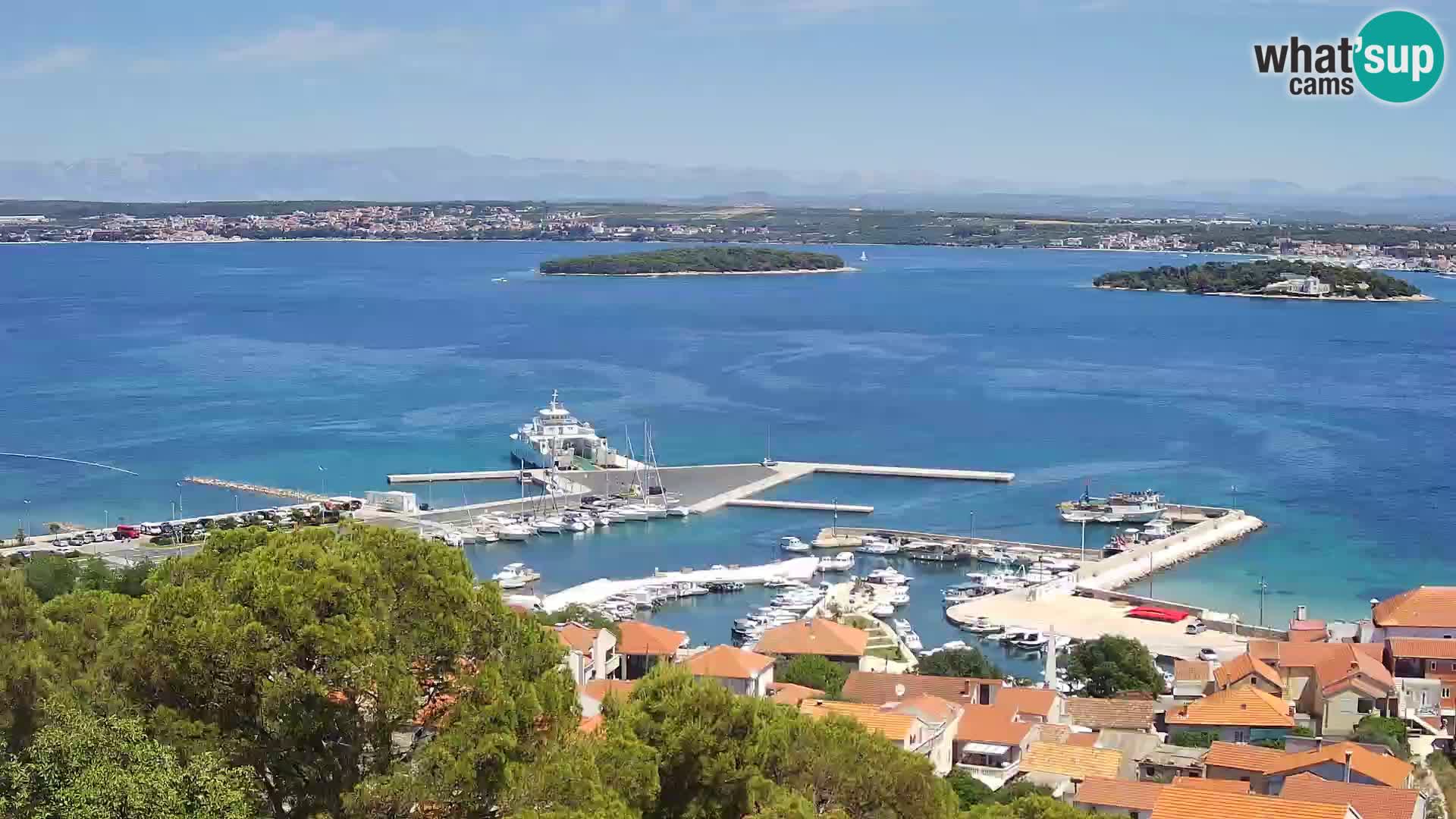 Tkon – Kalvaria – panorama del canale di Pašman