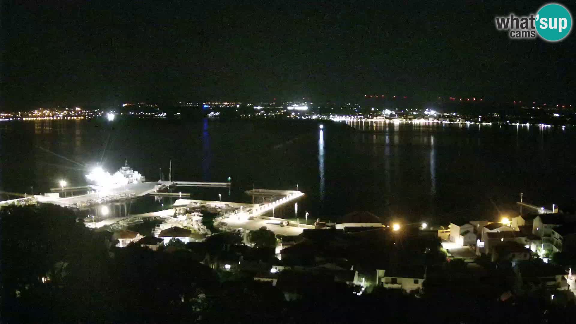Tkon – Kalvarija – pogled na Pašmanski kanal