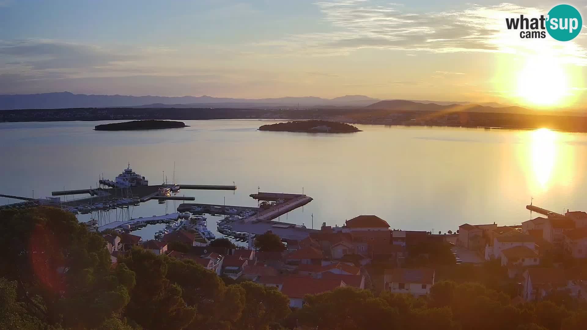 Tkon – Kalvarija – vue sur le canal Pašman
