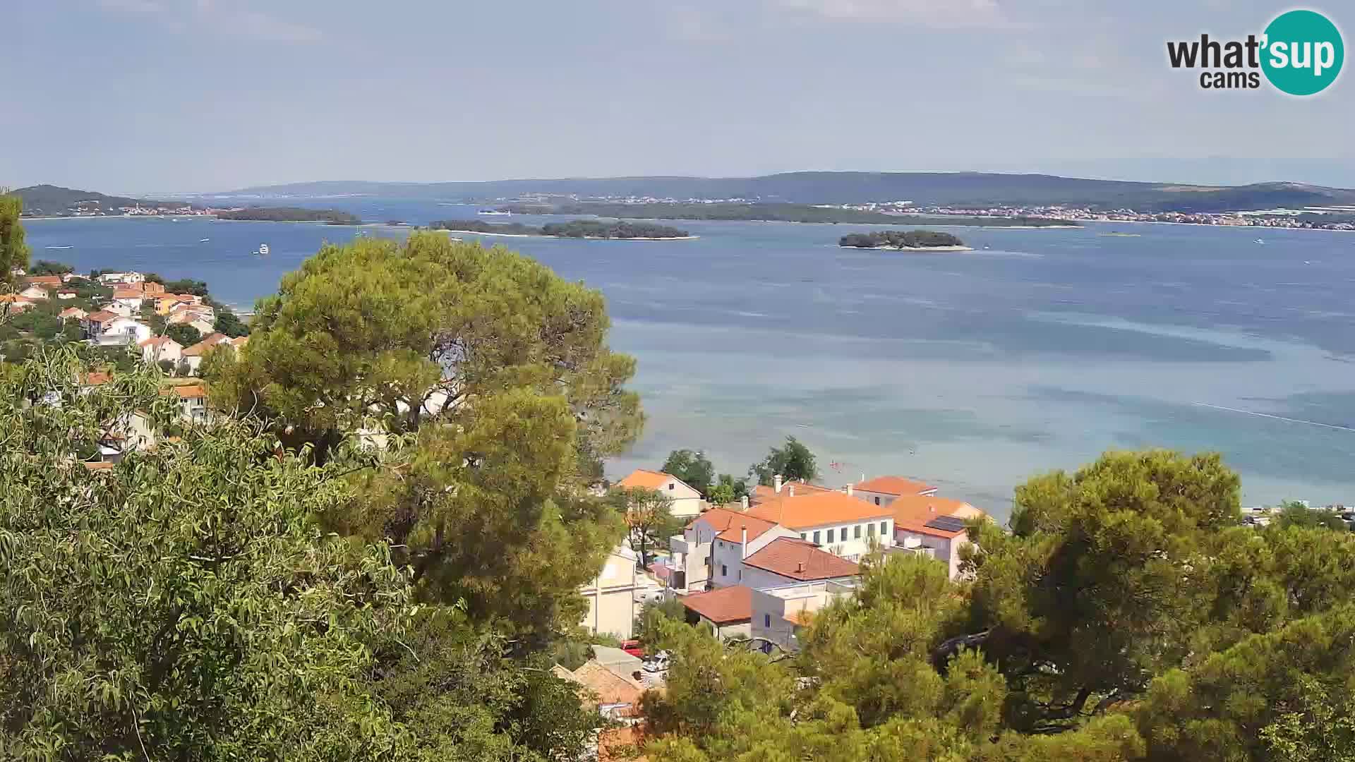 Tkon – Kalvarija – pogled na Pašmanski kanal
