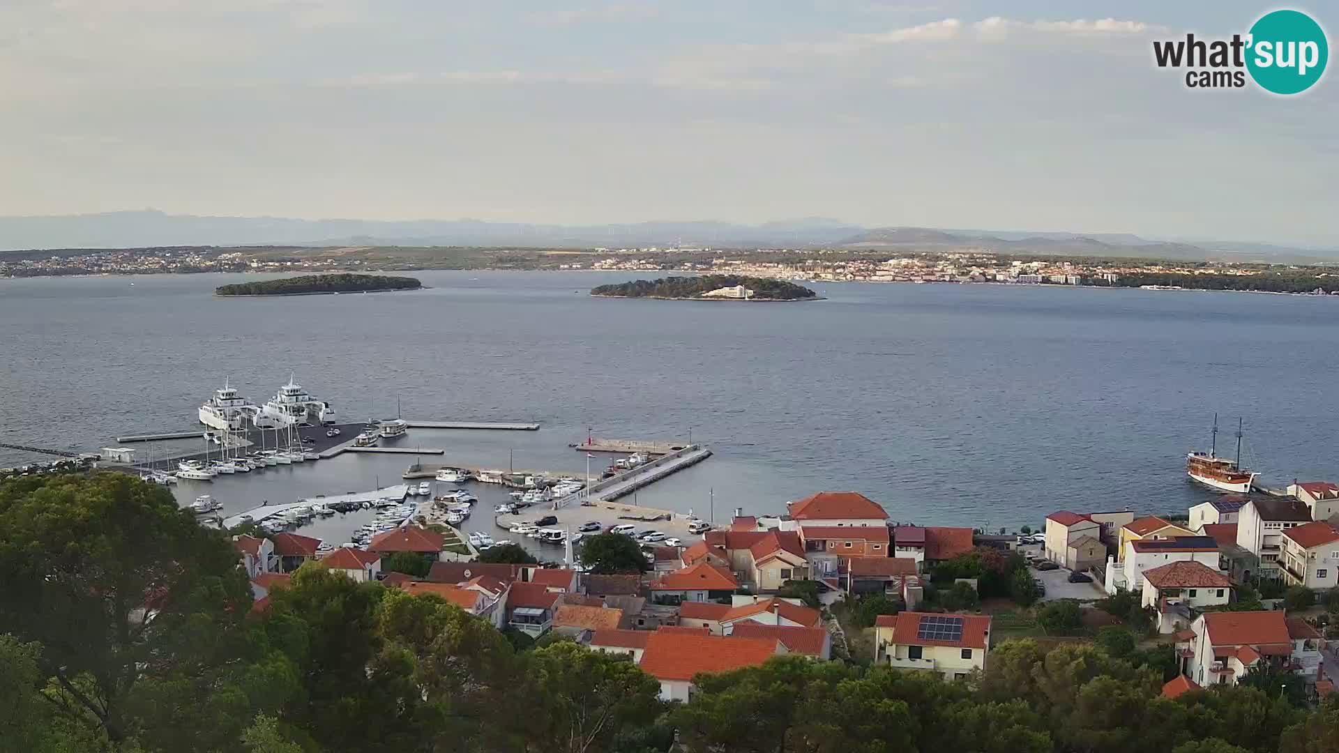 Tkon – Kalvaria – view of Pašman channel