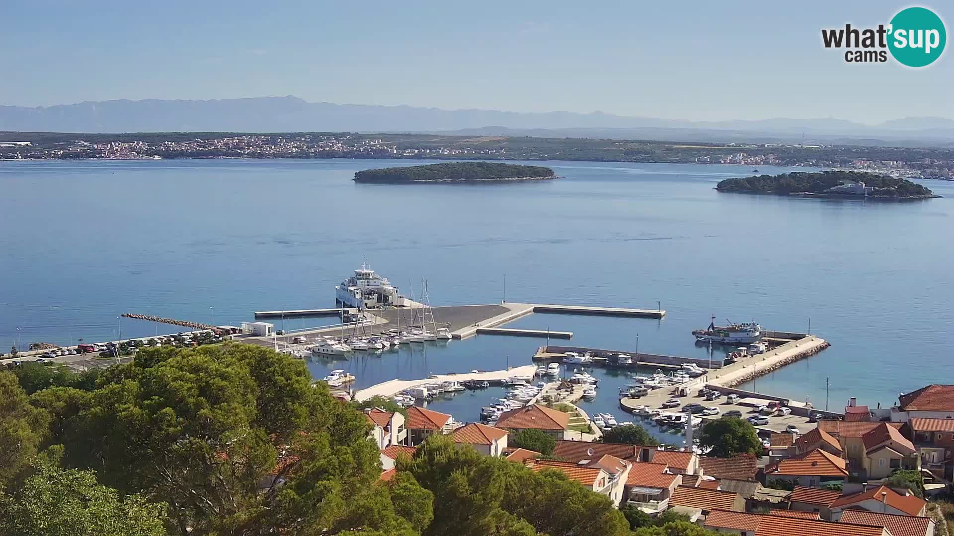 Tkon – Kalvaria – Blick auf Pašman Kanal