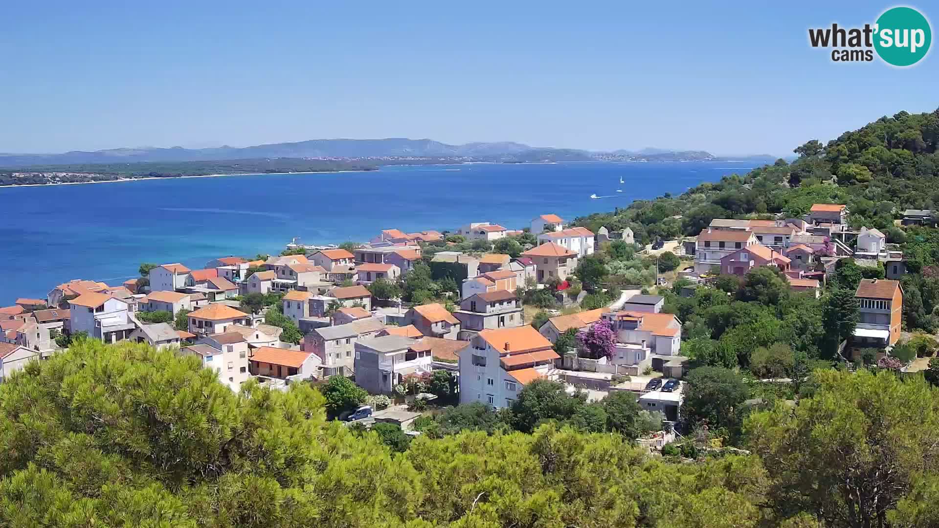 Tkon – Kalvarija – vue sur le canal Pašman