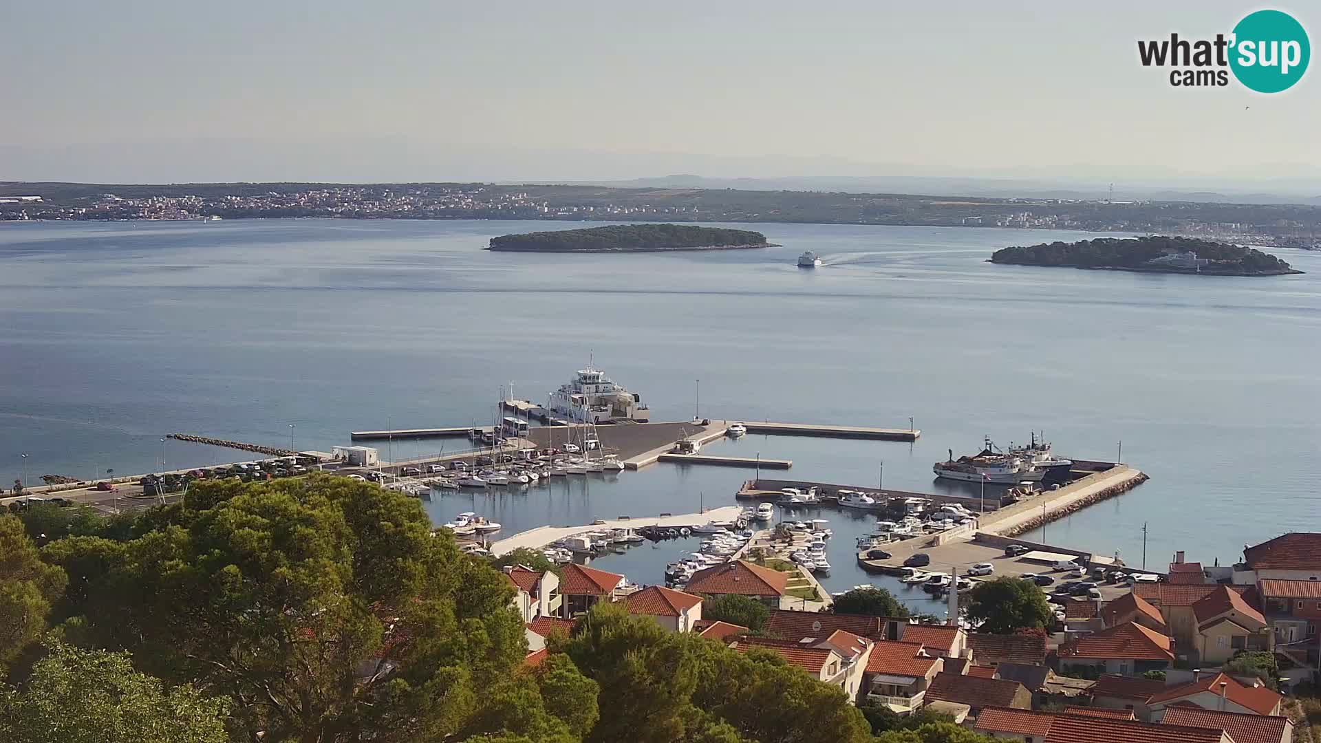 Tkon – Kalvarija – vue sur le canal Pašman