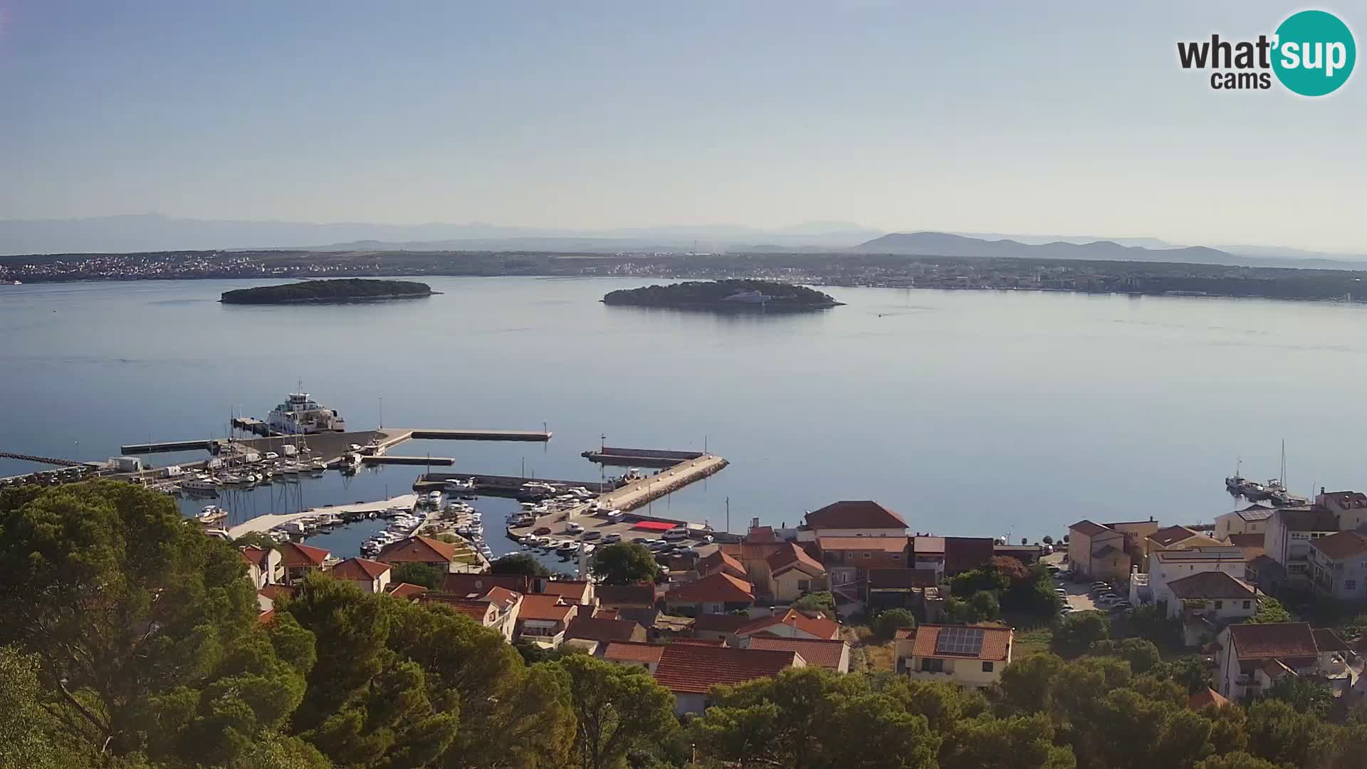 Tkon – Kalvaria – panorama del canale di Pašman