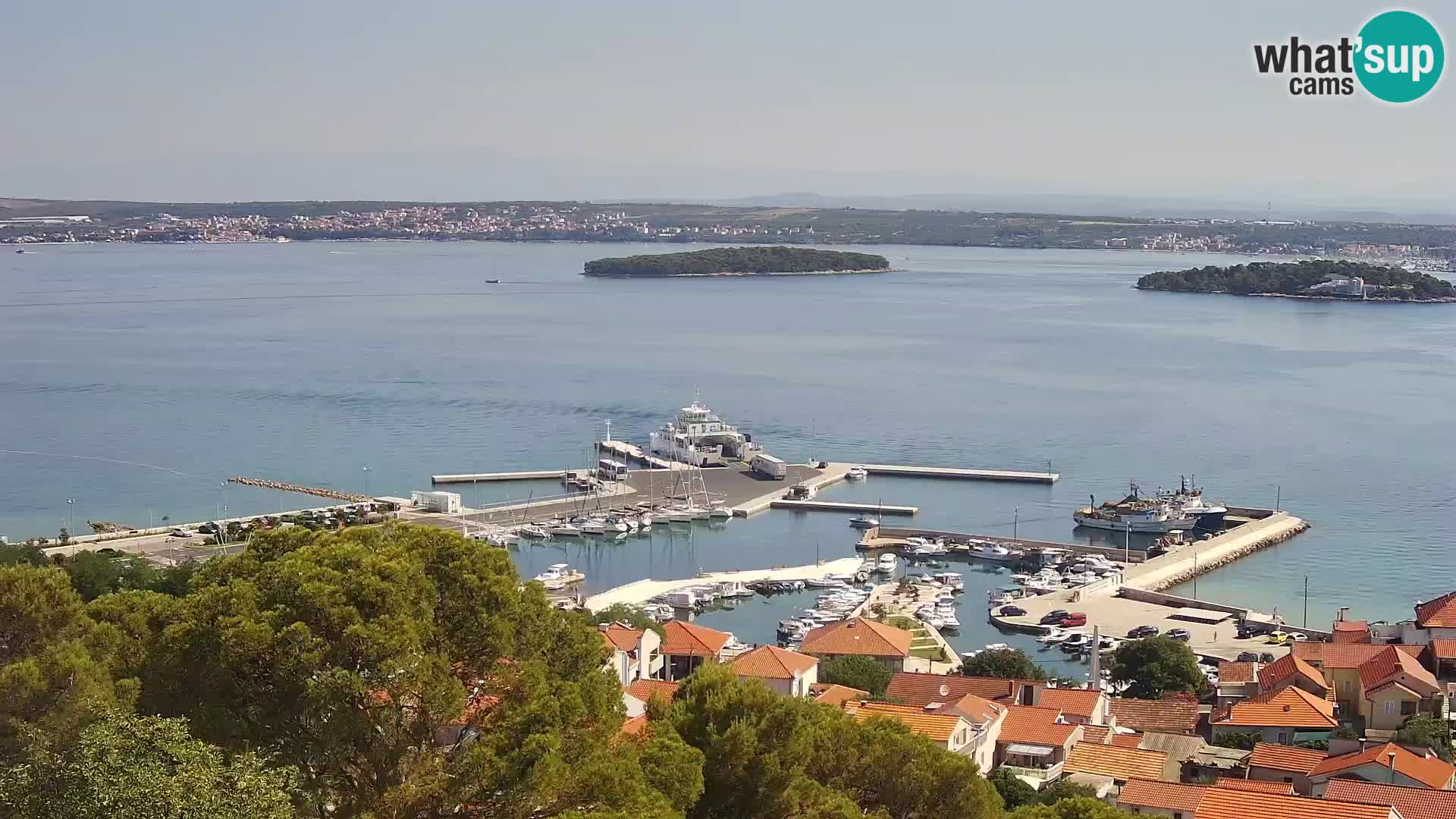 Tkon – Kalvaria – panorama del canale di Pašman