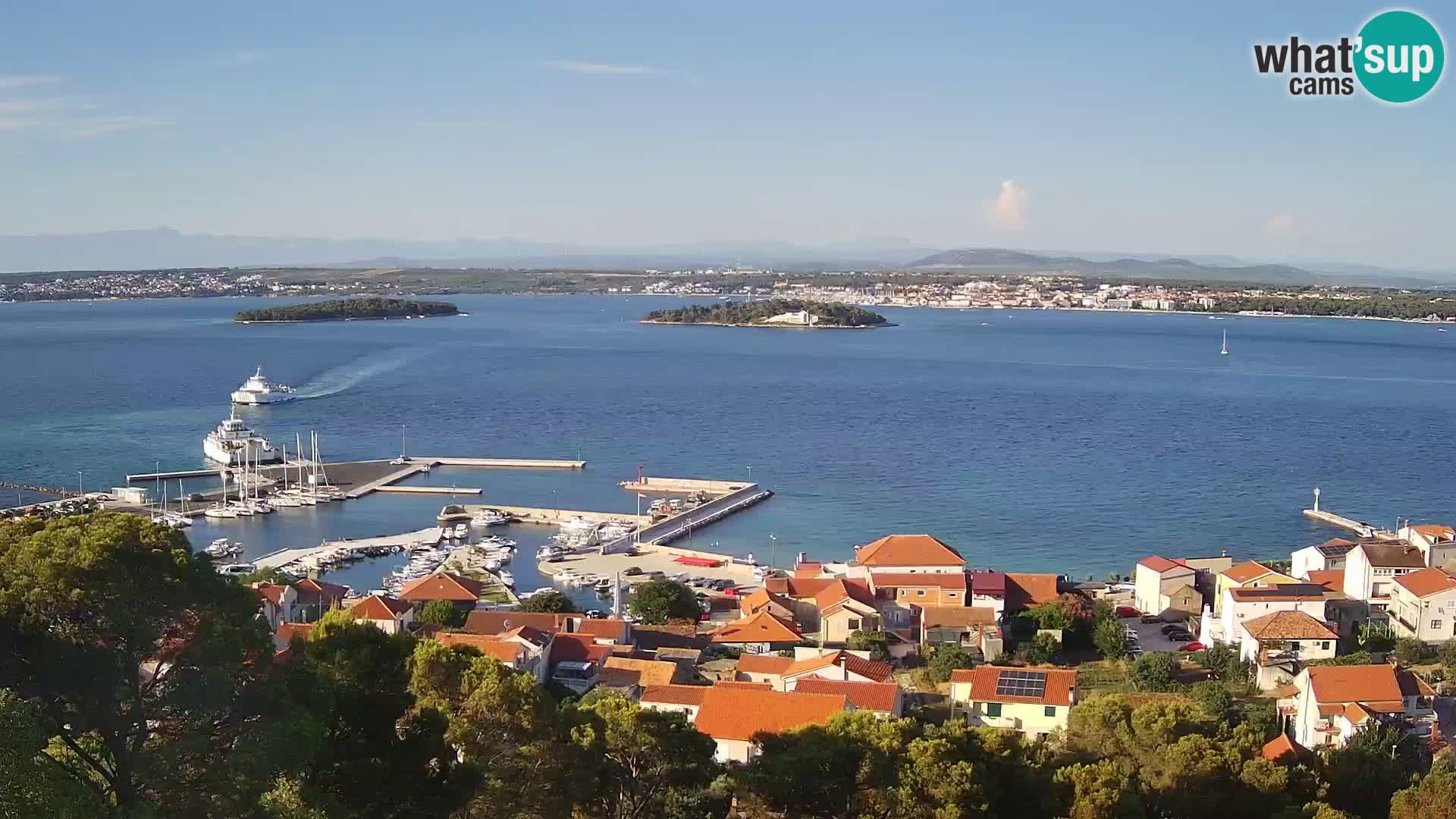 Tkon – Kalvaria – view of Pašman channel
