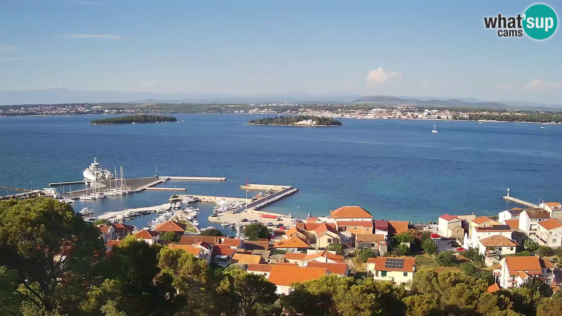 Tkon – Kalvaria – view of Pašman channel