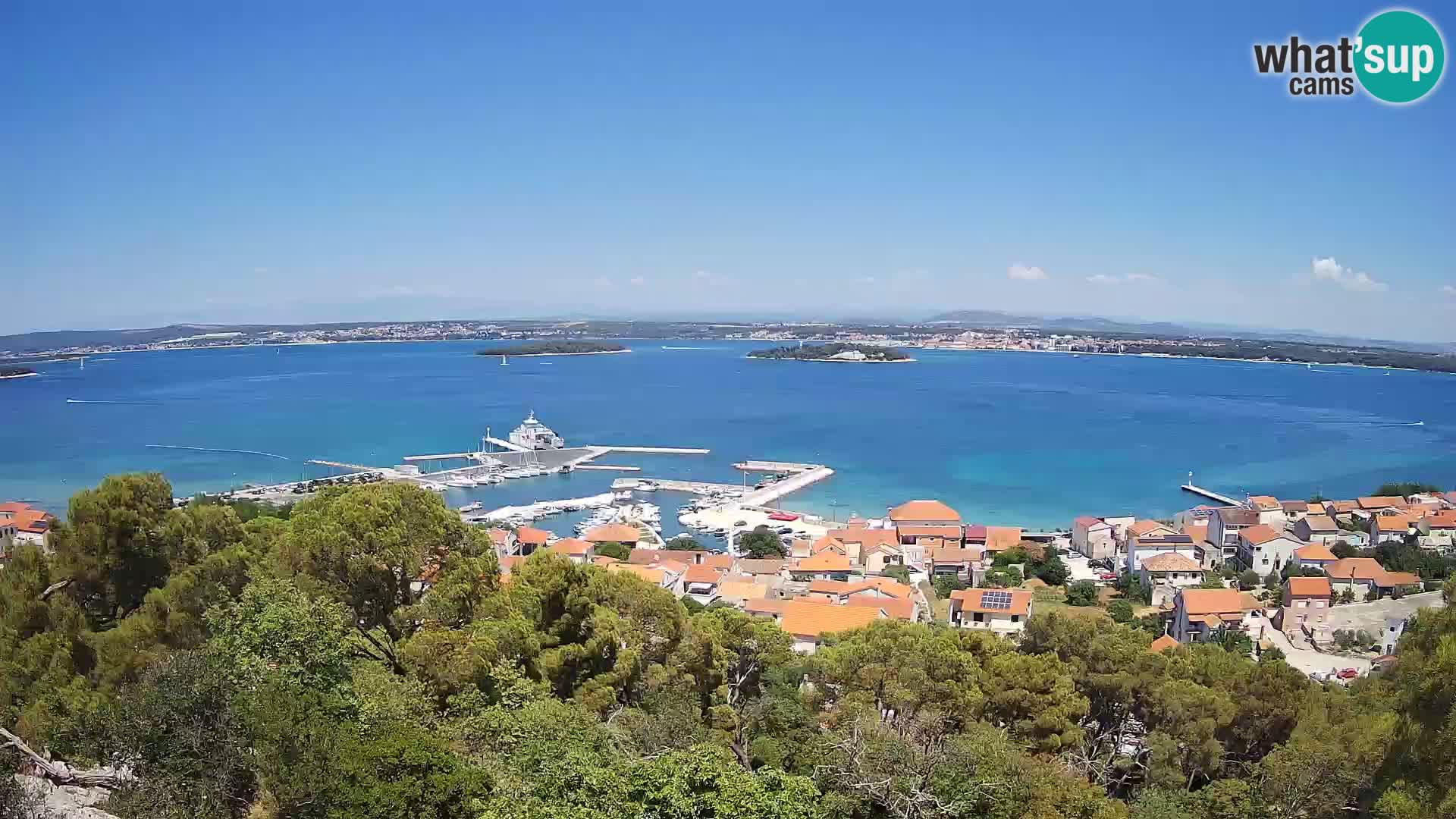 Tkon – Kalvaria – view of Pašman channel