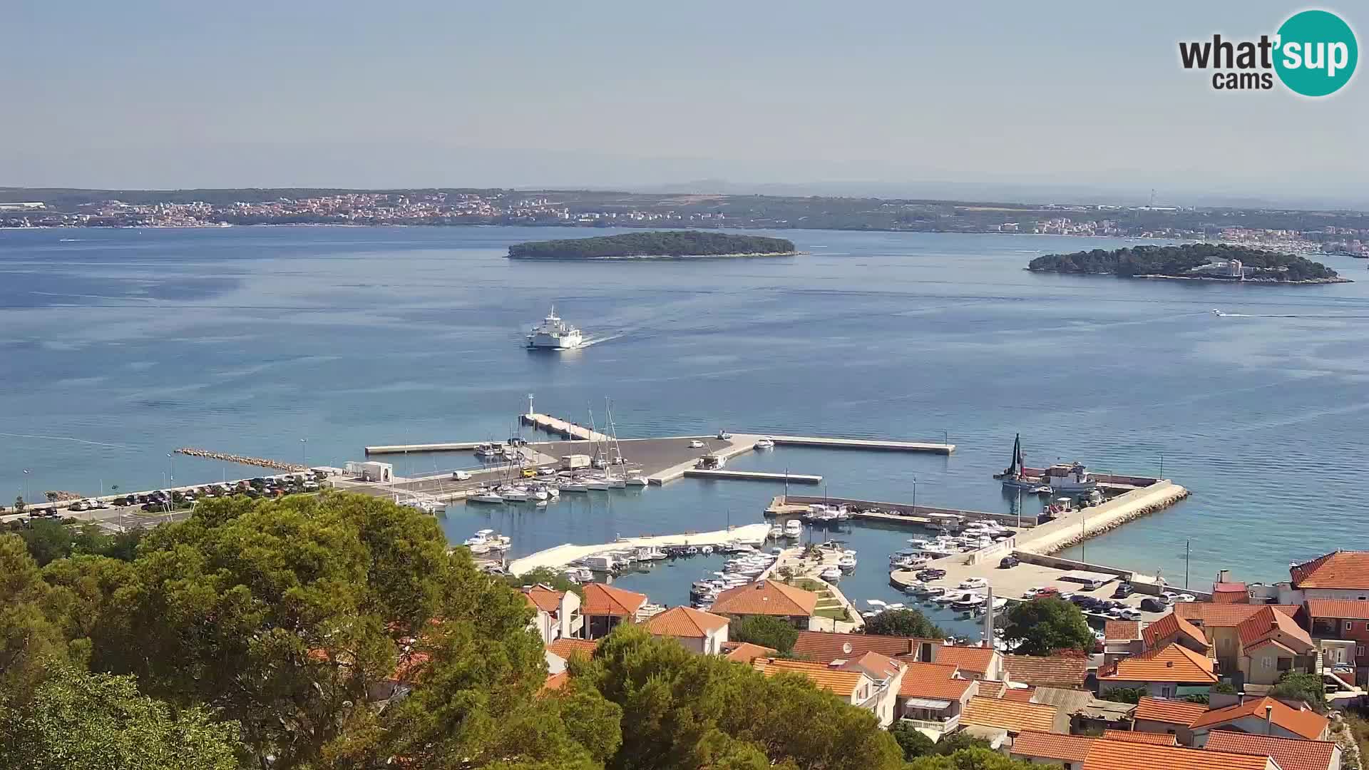 Tkon – Kalvaria – view of Pašman channel
