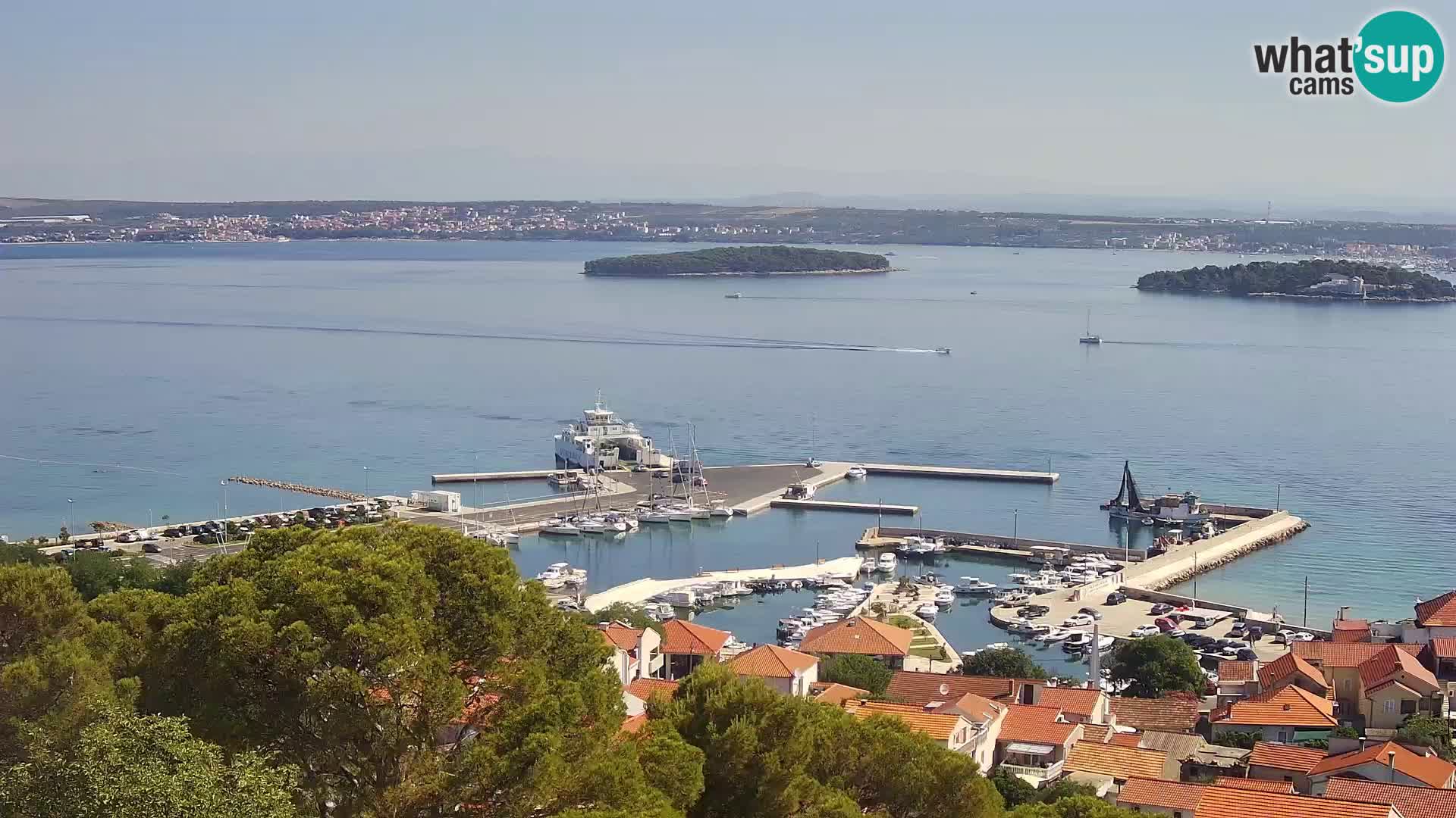 Tkon – Kalvaria – vista del canal de Pašman
