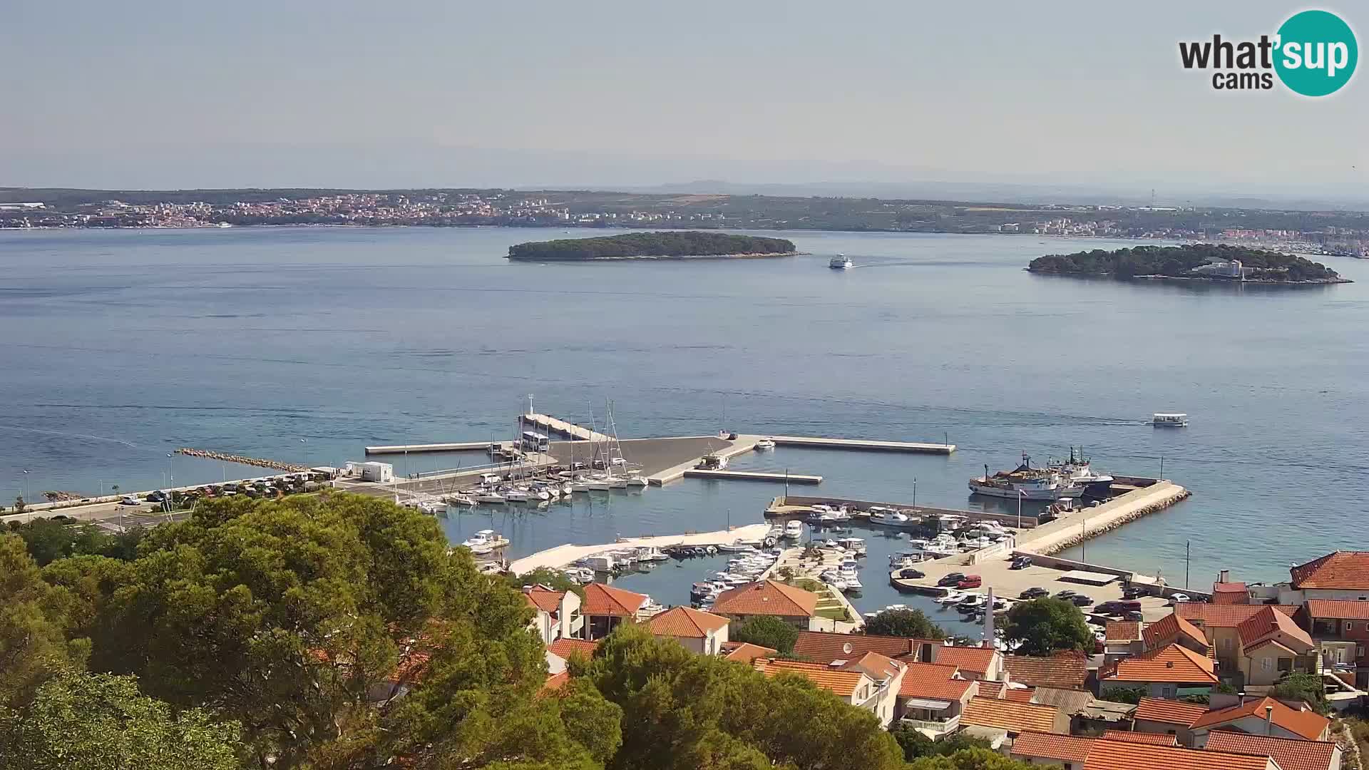 Tkon – Kalvarija – vue sur le canal Pašman