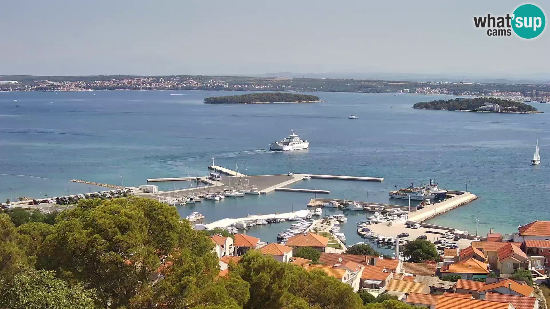 Tkon – Kalvaria – view of Pašman channel
