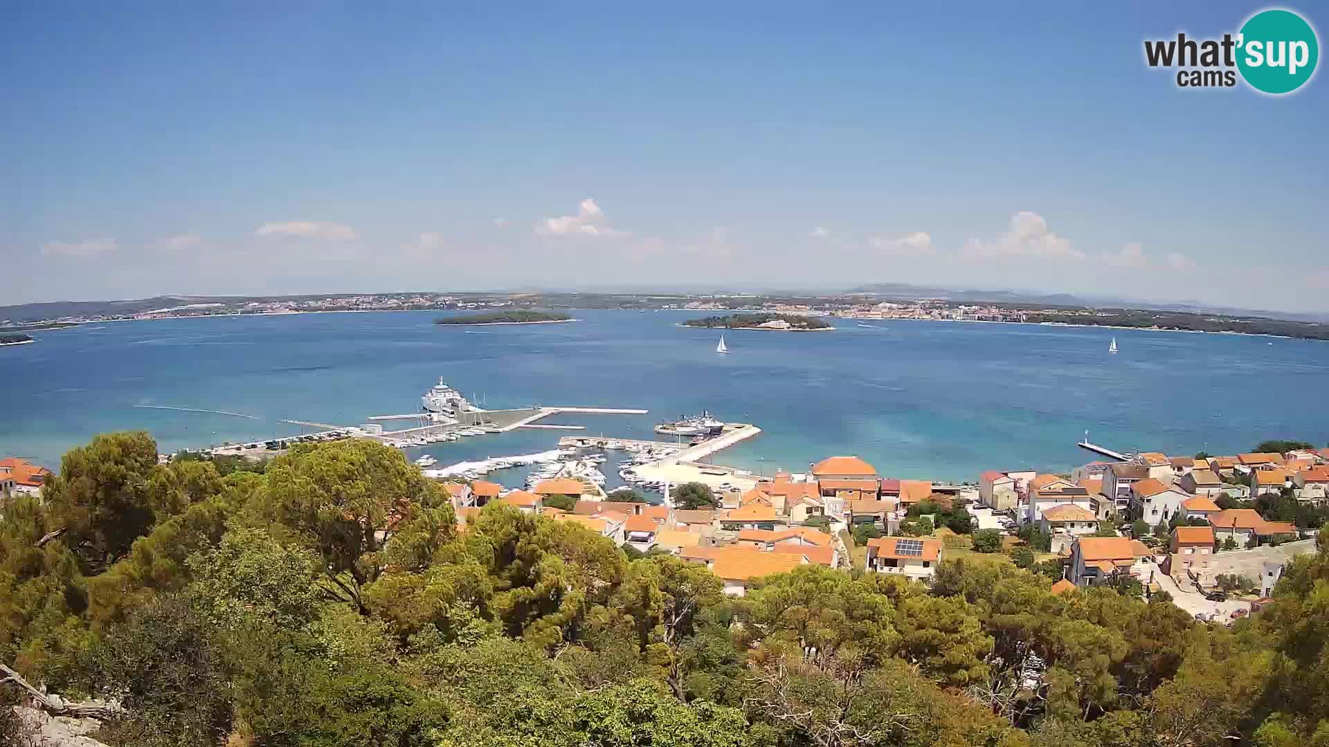 Tkon – Kalvaria – Blick auf Pašman Kanal