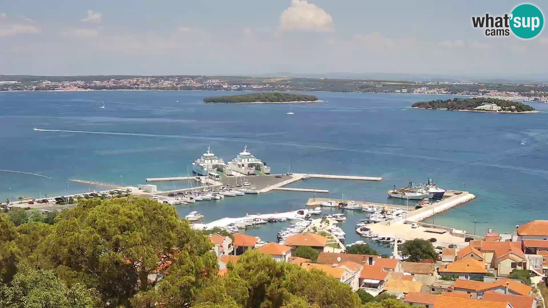 Tkon – Kalvaria – vista del canal de Pašman