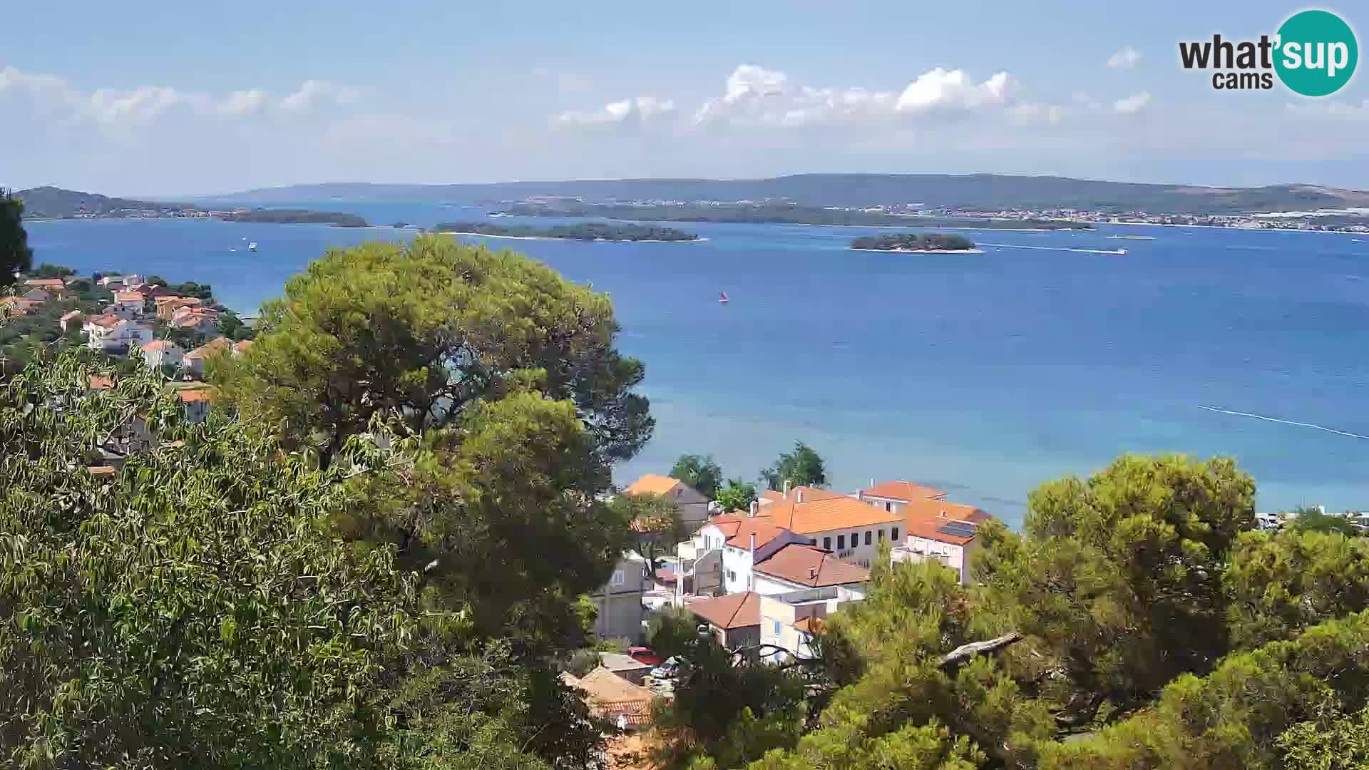 Tkon – Kalvarija – vue sur le canal Pašman