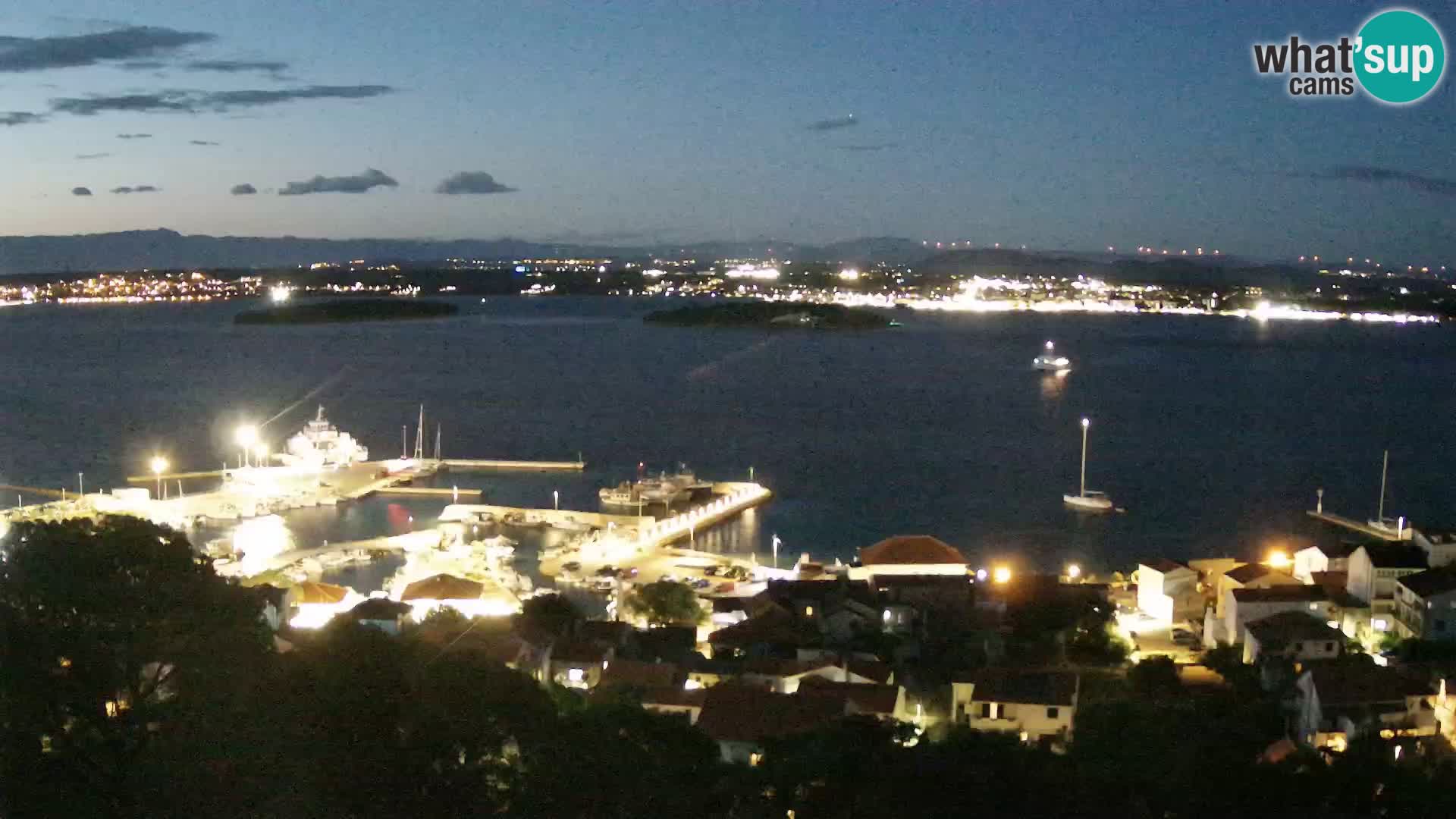Tkon – Kalvarija – pogled na Pašmanski kanal