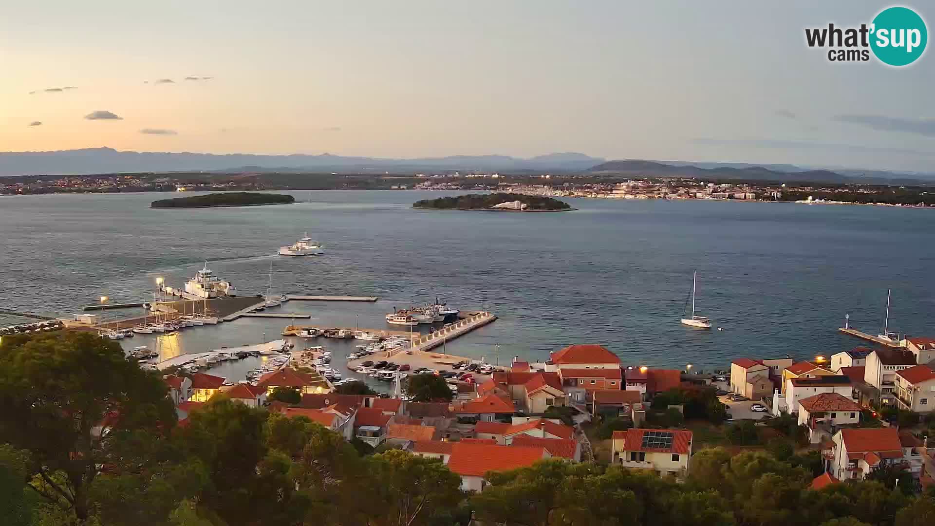 Tkon – Kalvaria – Blick auf Pašman Kanal