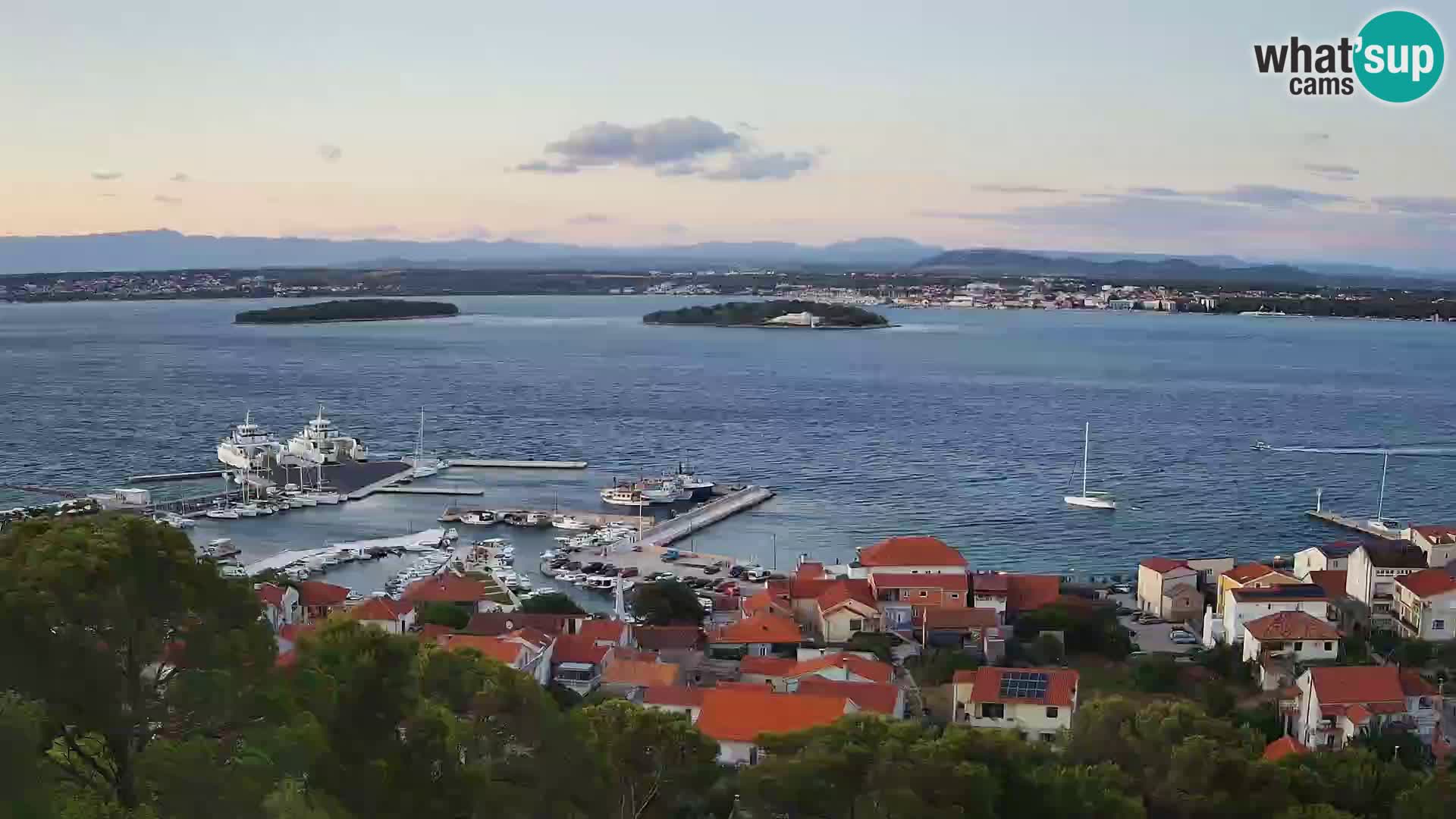 Tkon – Kalvaria – panorama del canale di Pašman