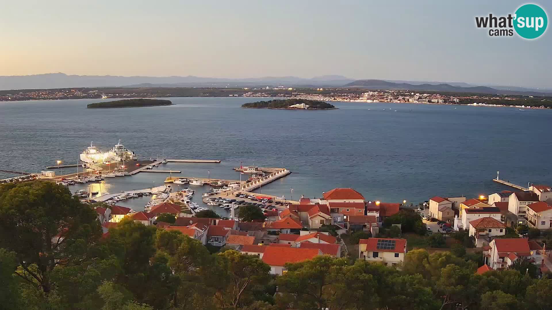 Tkon – Kalvaria – panorama del canale di Pašman