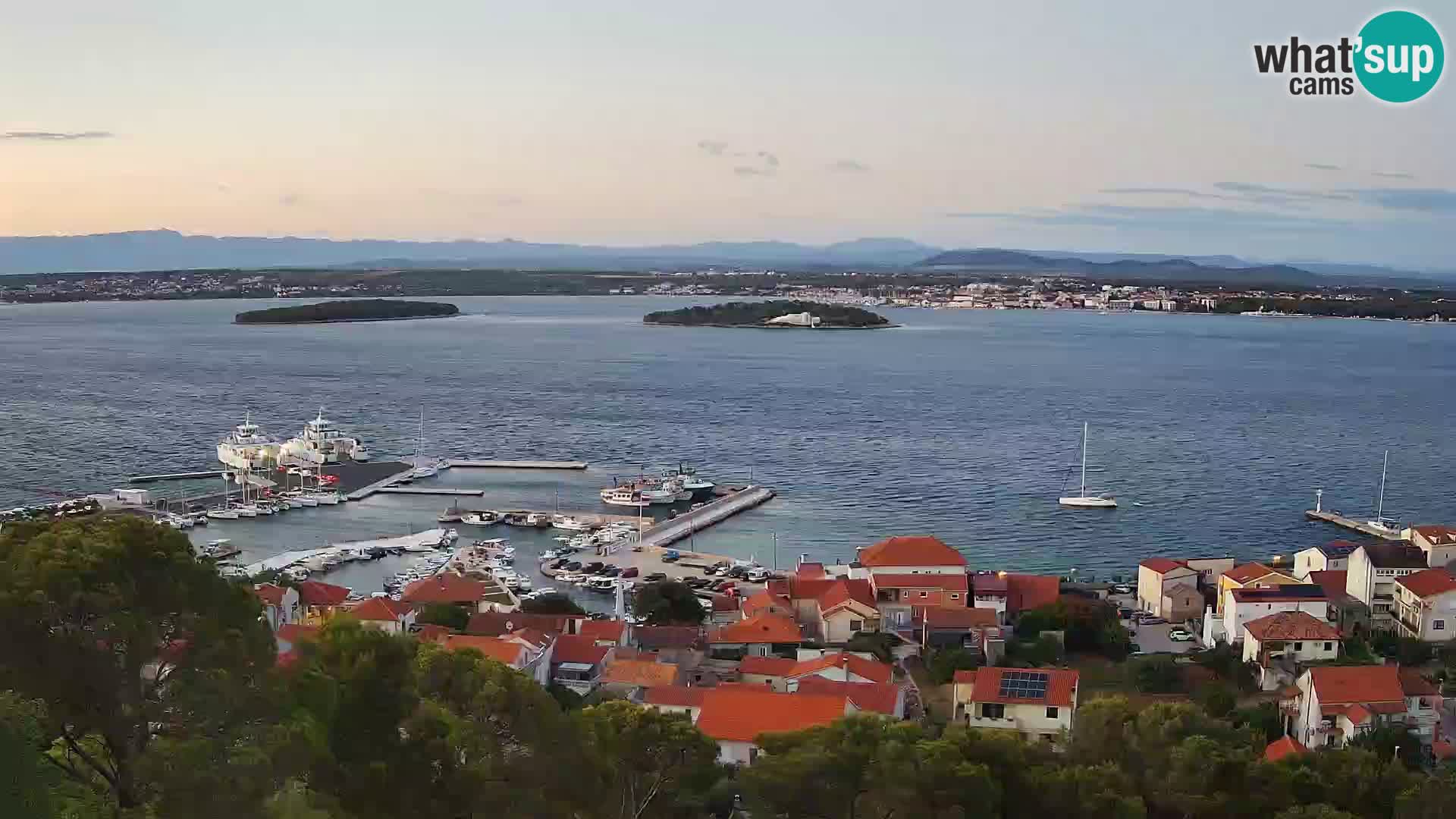 Tkon – Kalvaria – panorama del canale di Pašman