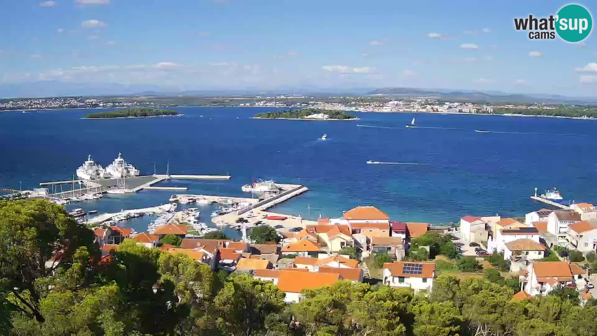 Tkon – Kalvaria – panorama del canale di Pašman
