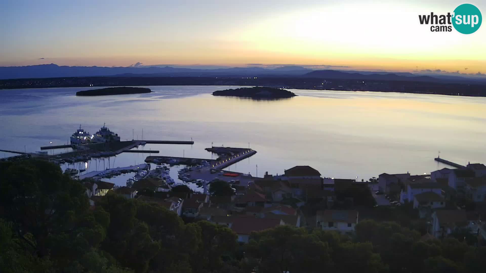 Tkon – Kalvaria – view of Pašman channel