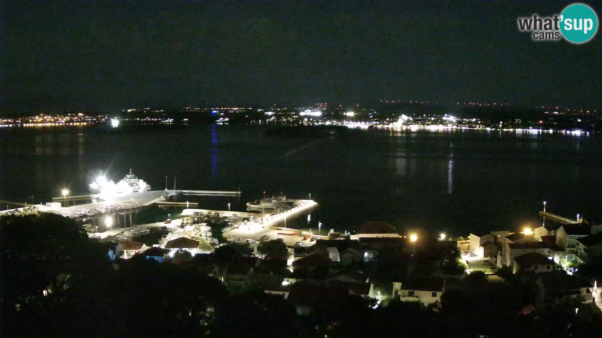 Tkon – Kalvarija – pogled na Pašmanski kanal