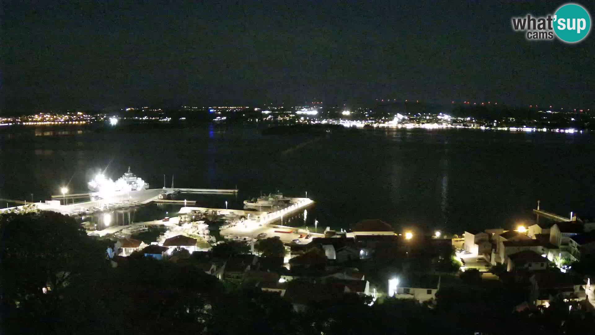 Tkon – Kalvaria – Blick auf Pašman Kanal