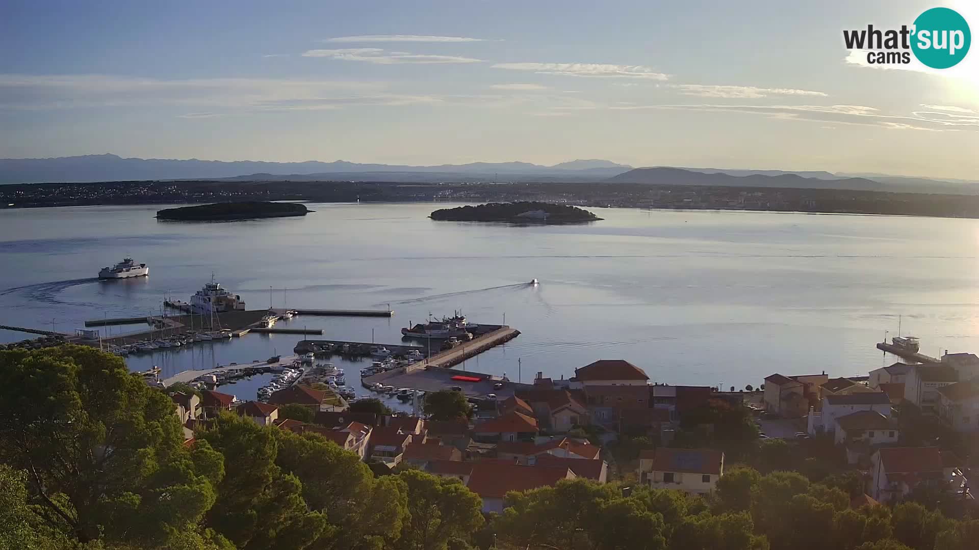 Tkon – Kalvaria – vista del canal de Pašman
