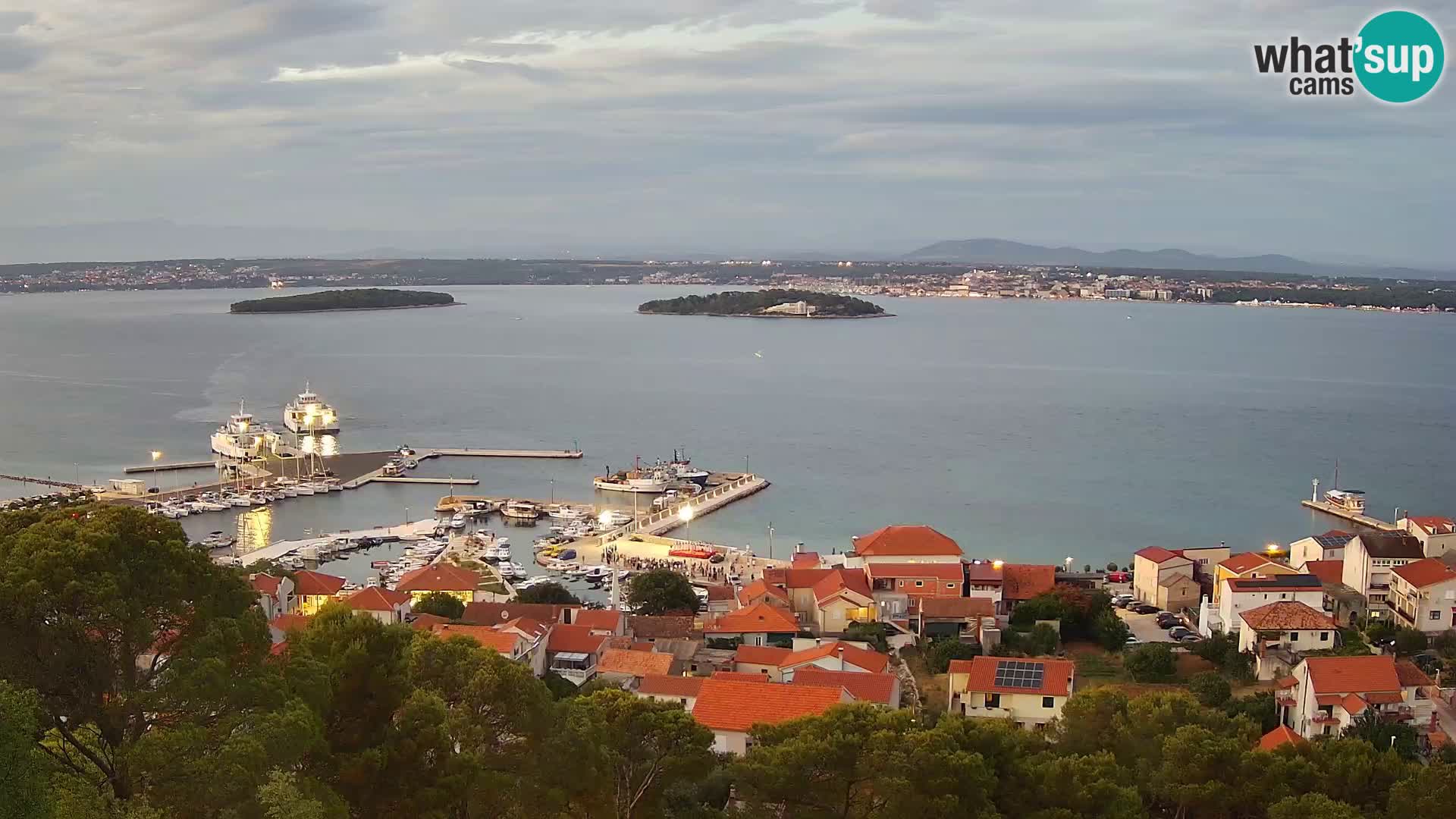 Tkon – Kalvaria – view of Pašman channel