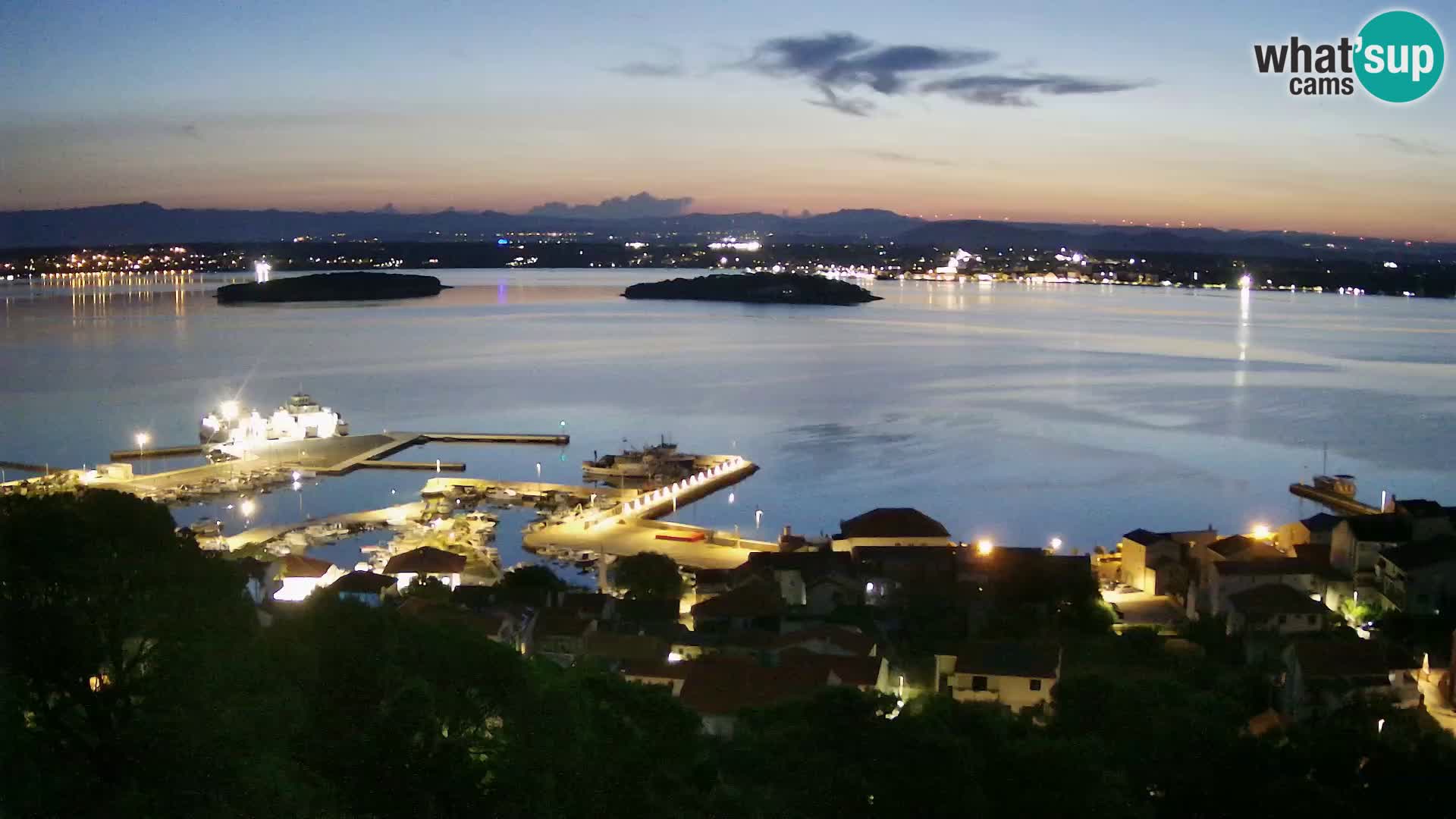 Tkon – Kalvaria – view of Pašman channel