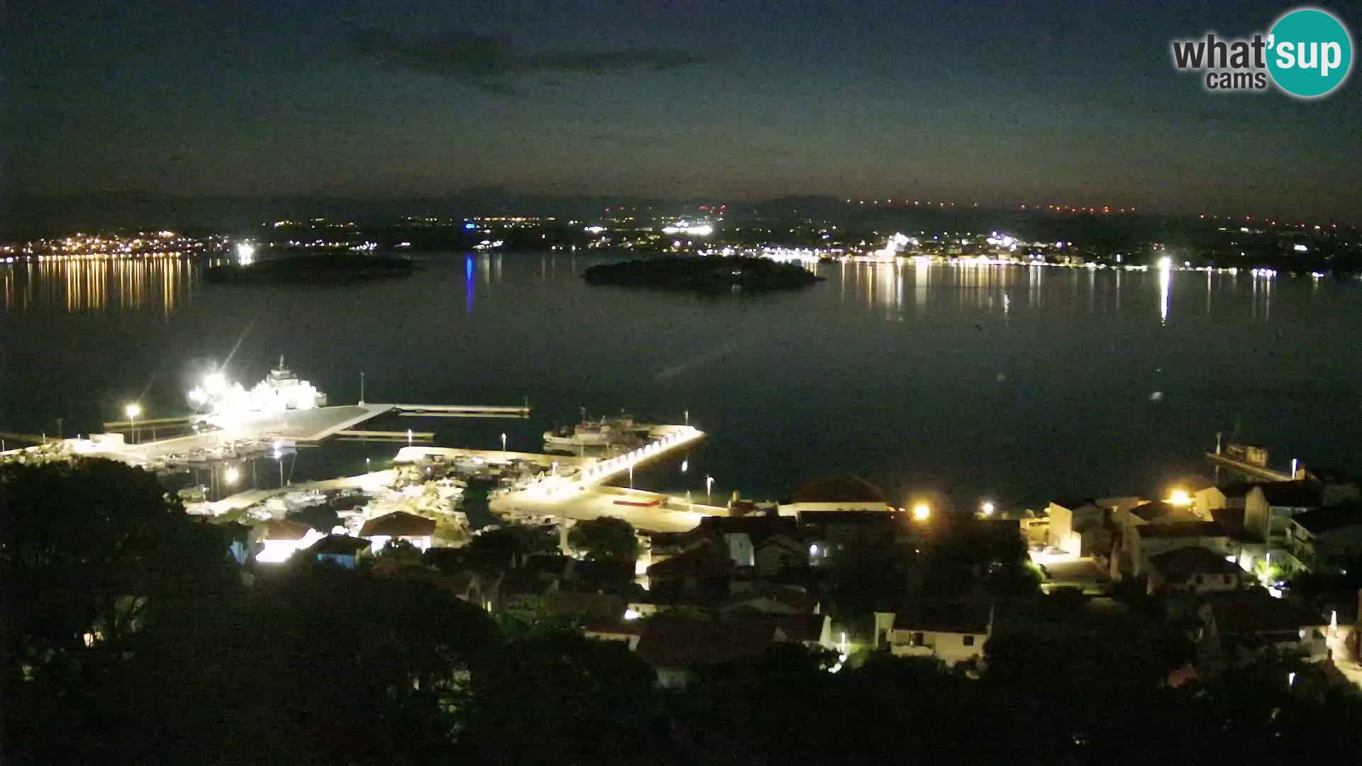 Tkon – Kalvaria – Blick auf Pašman Kanal