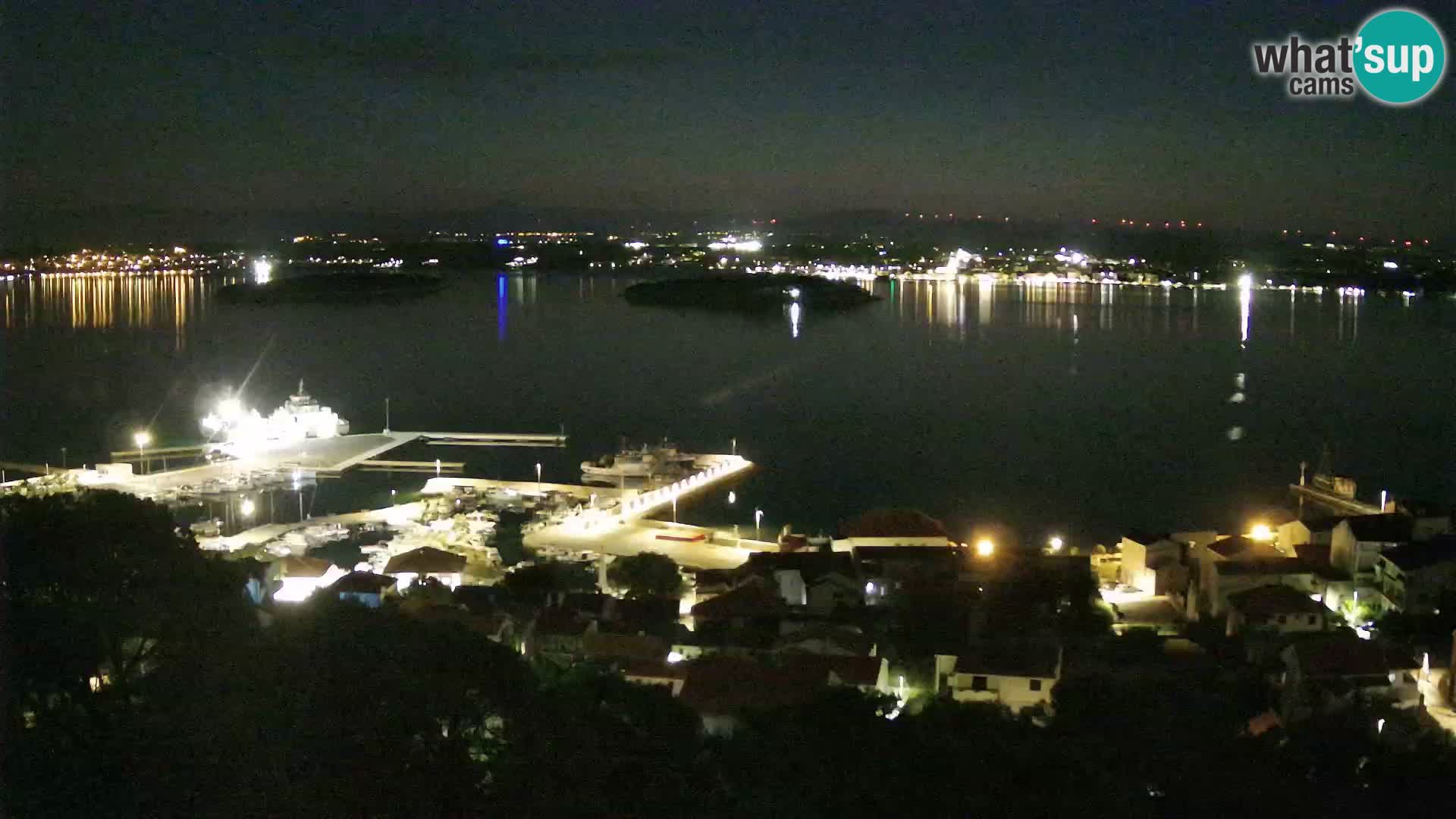 Tkon – Kalvarija – vue sur le canal Pašman