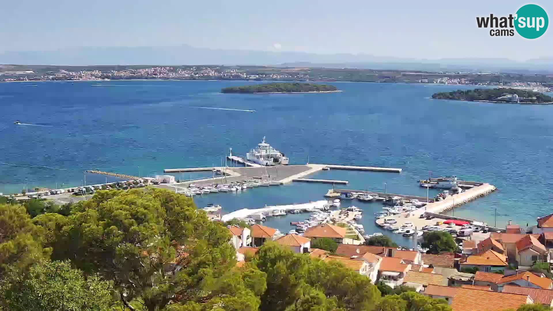 Tkon – Kalvaria – Blick auf Pašman Kanal