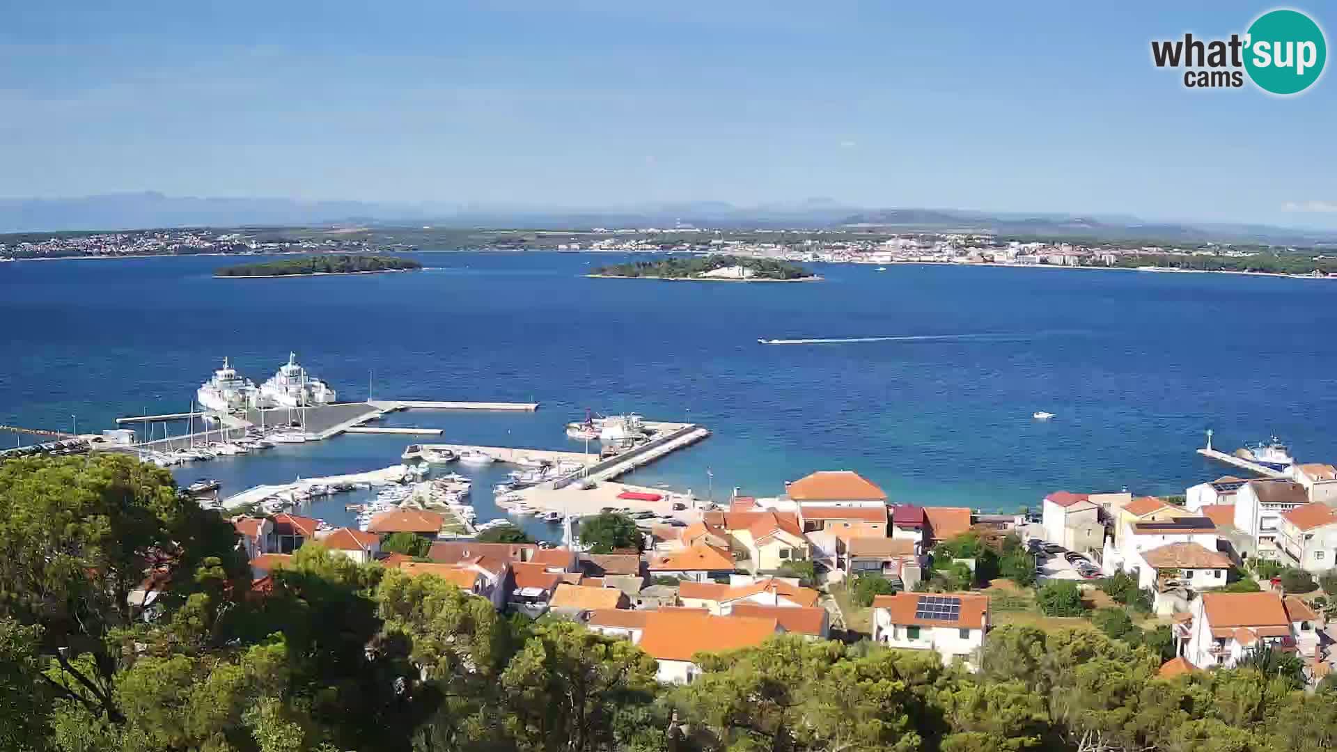 Tkon – Kalvarija – vue sur le canal Pašman
