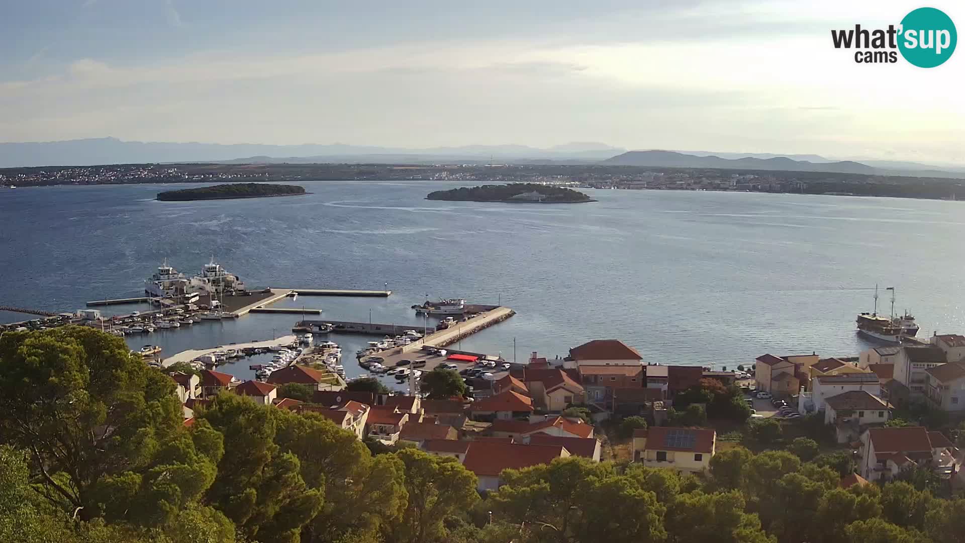 Tkon – Kalvarija – pogled na Pašmanski kanal