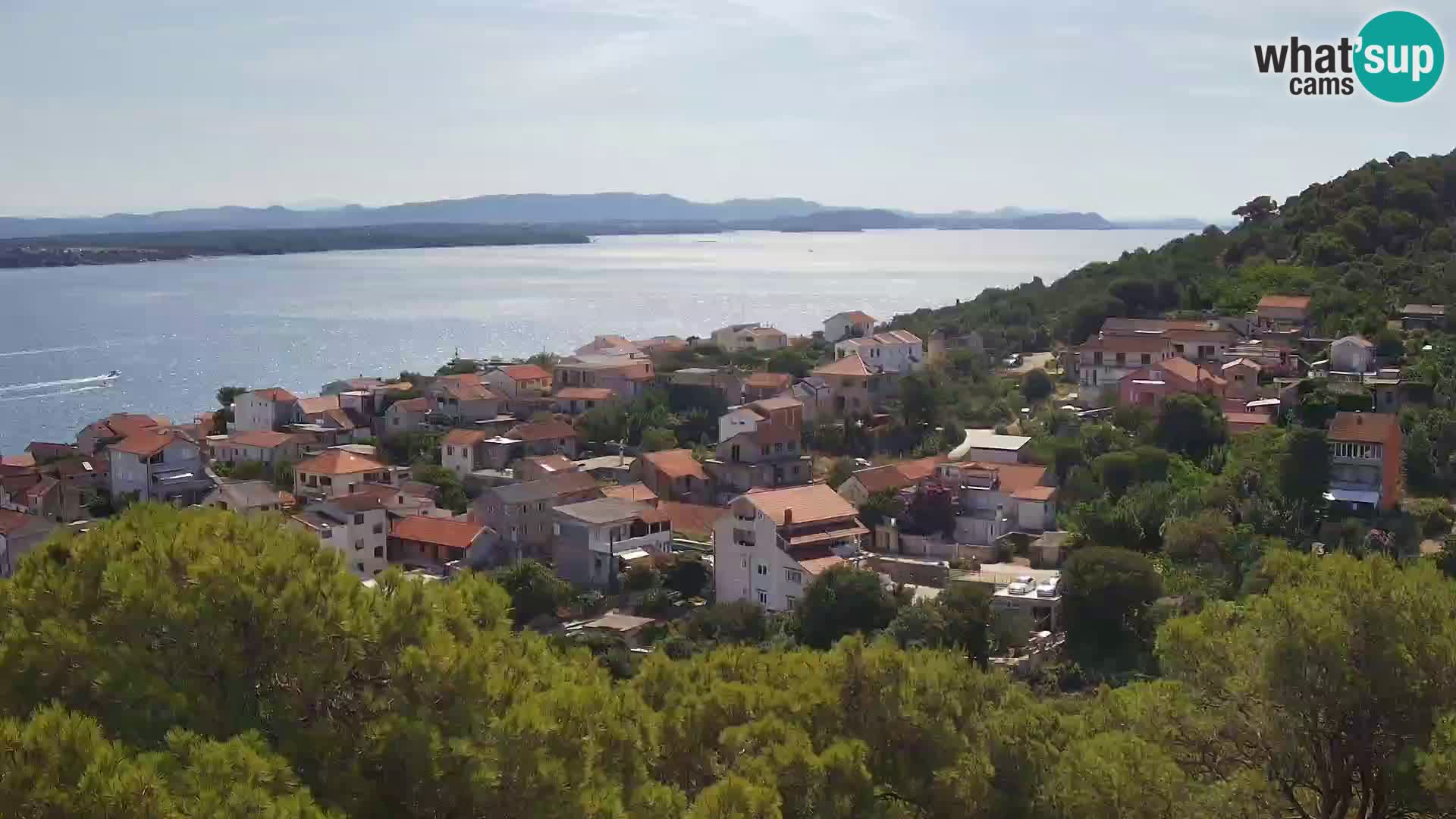 Tkon – Kalvarija – pogled na Pašmanski kanal