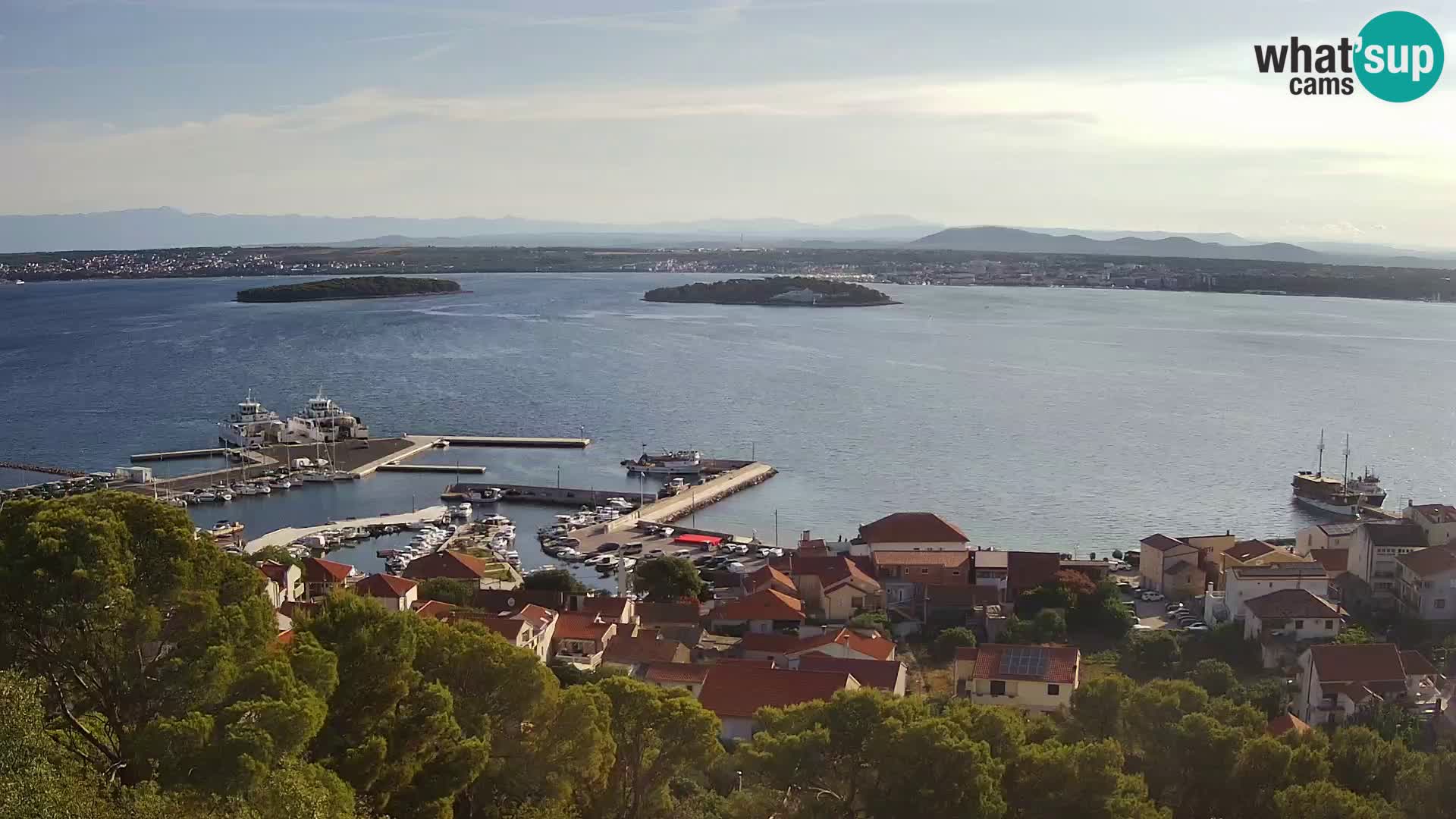 Tkon – Kalvaria – view of Pašman channel