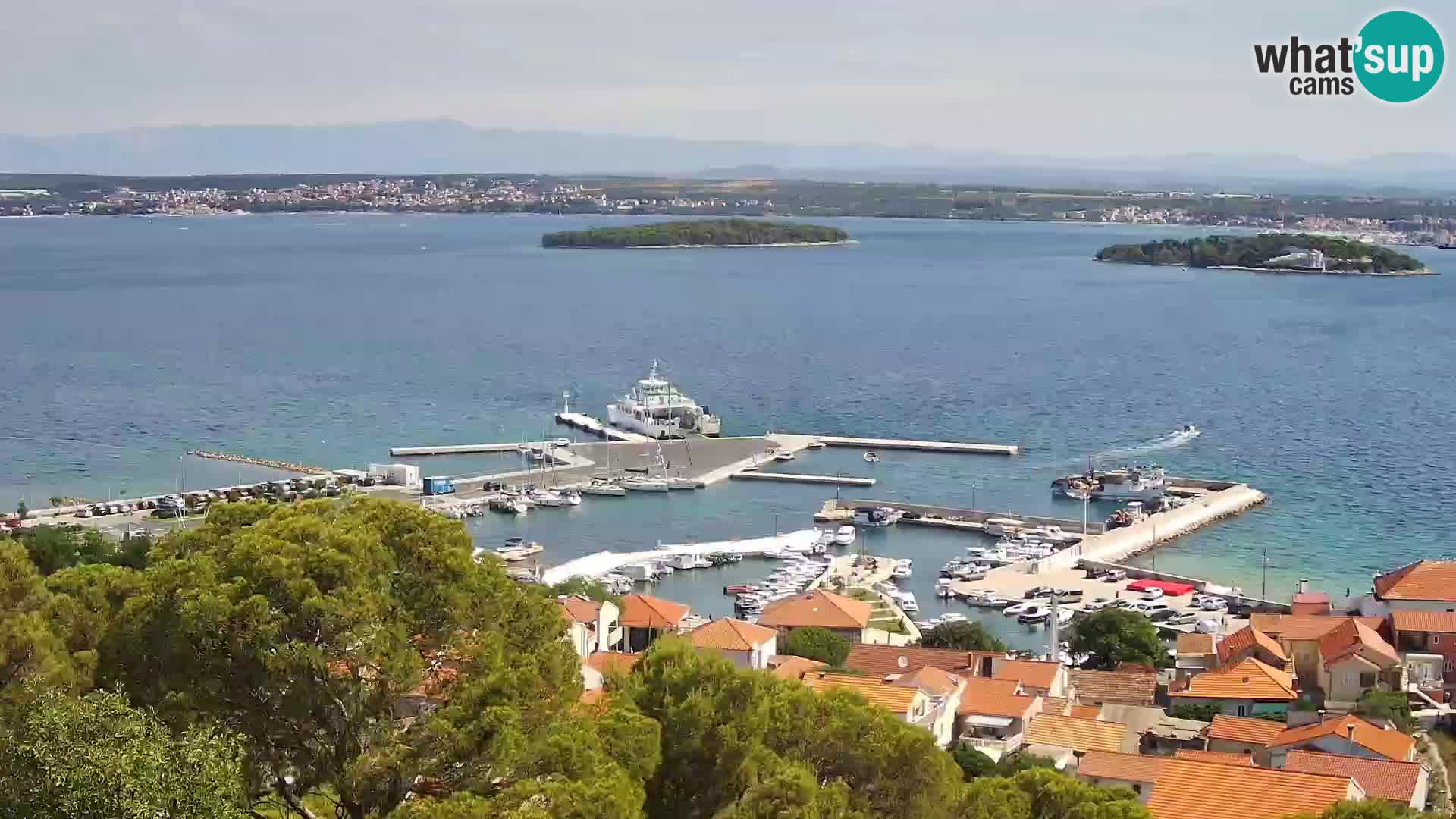 Tkon – Kalvaria – view of Pašman channel