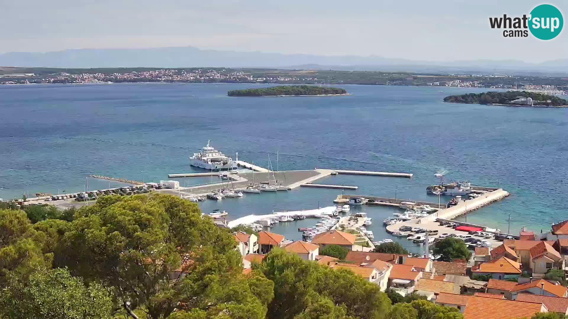 Tkon – Kalvaria – panorama del canale di Pašman