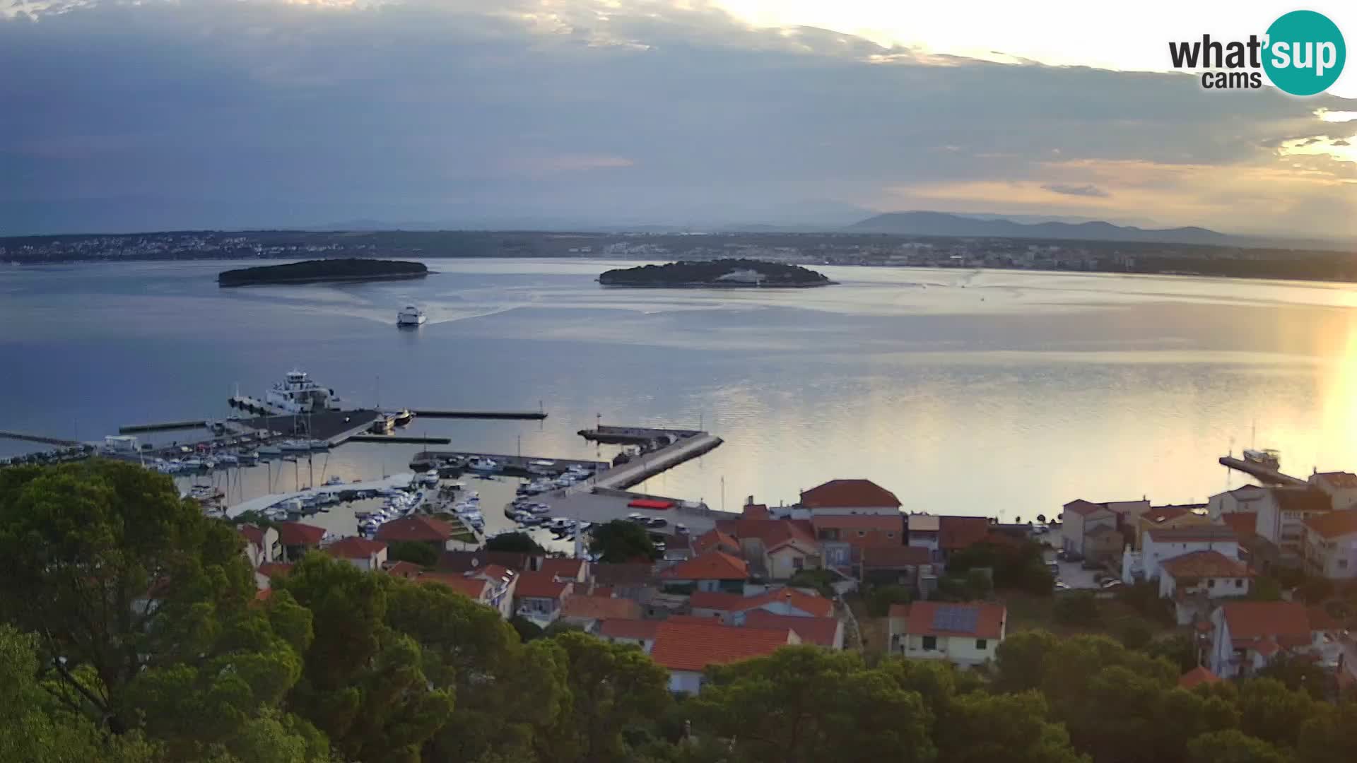 Tkon – Kalvaria – view of Pašman channel